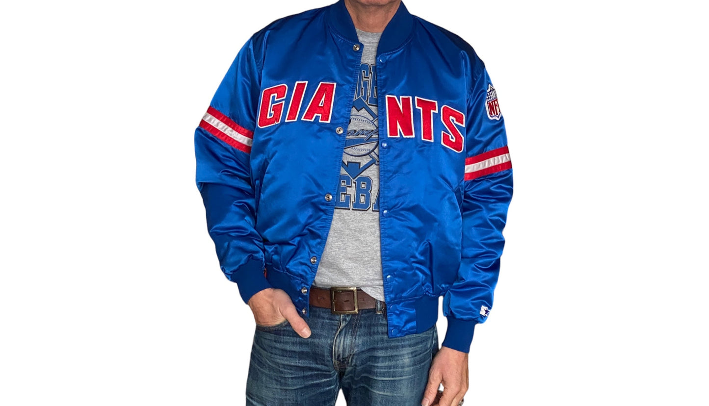 Size Large . 80s Vintage Giants starter  jacket Made In USA