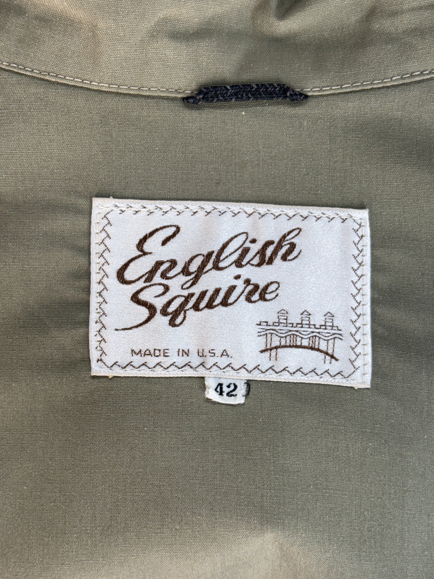 Size 42US / 52EU , 60s English Squire light jacket . Made in USA