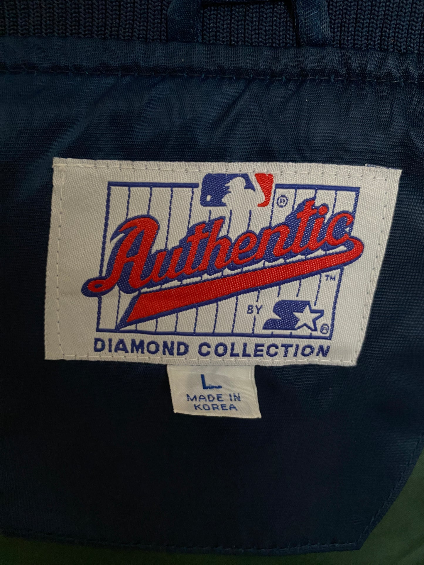 Size Large . 80s Vintage starter Brewers jacket