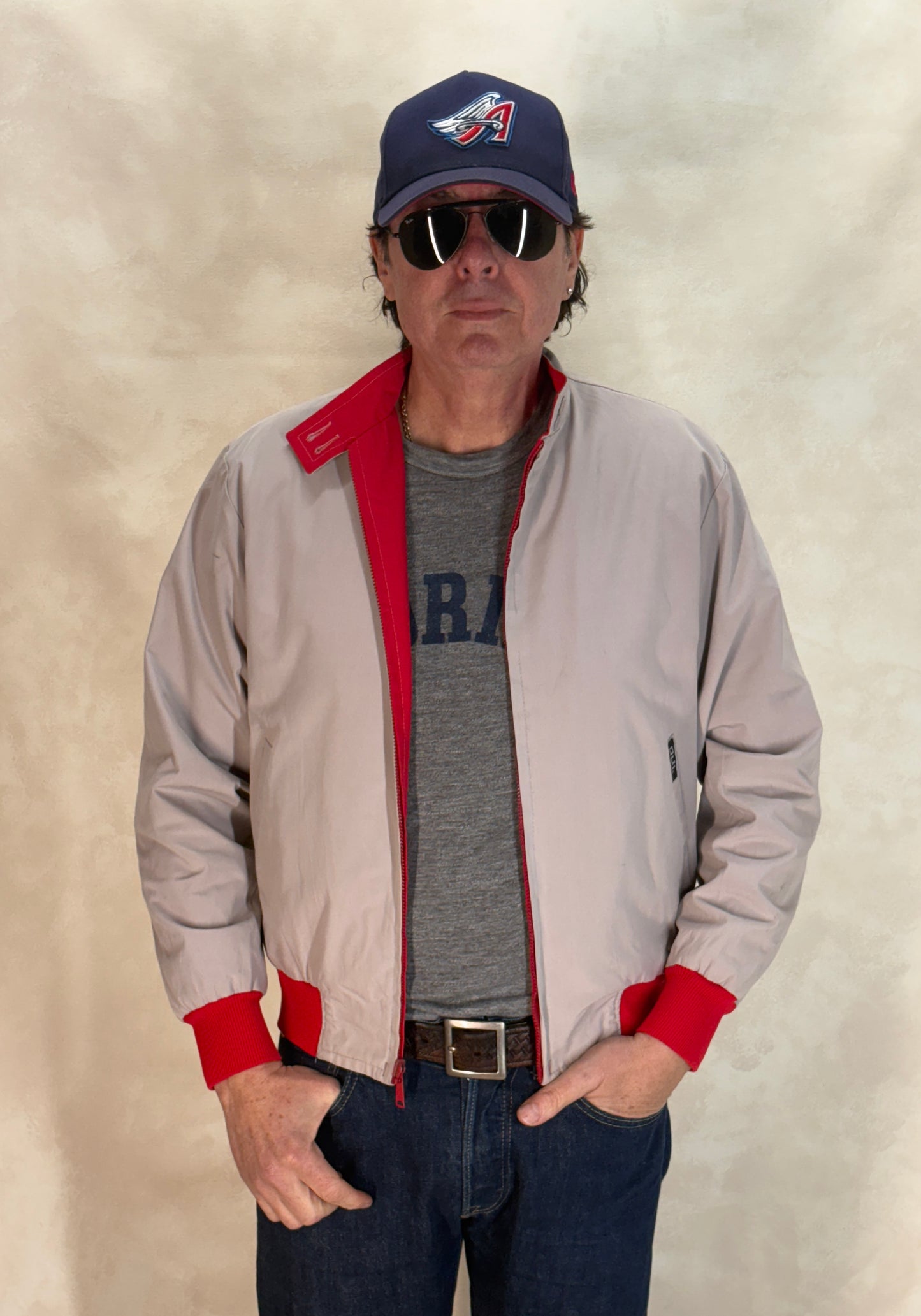Size Med , 80s Reversible light jacket
