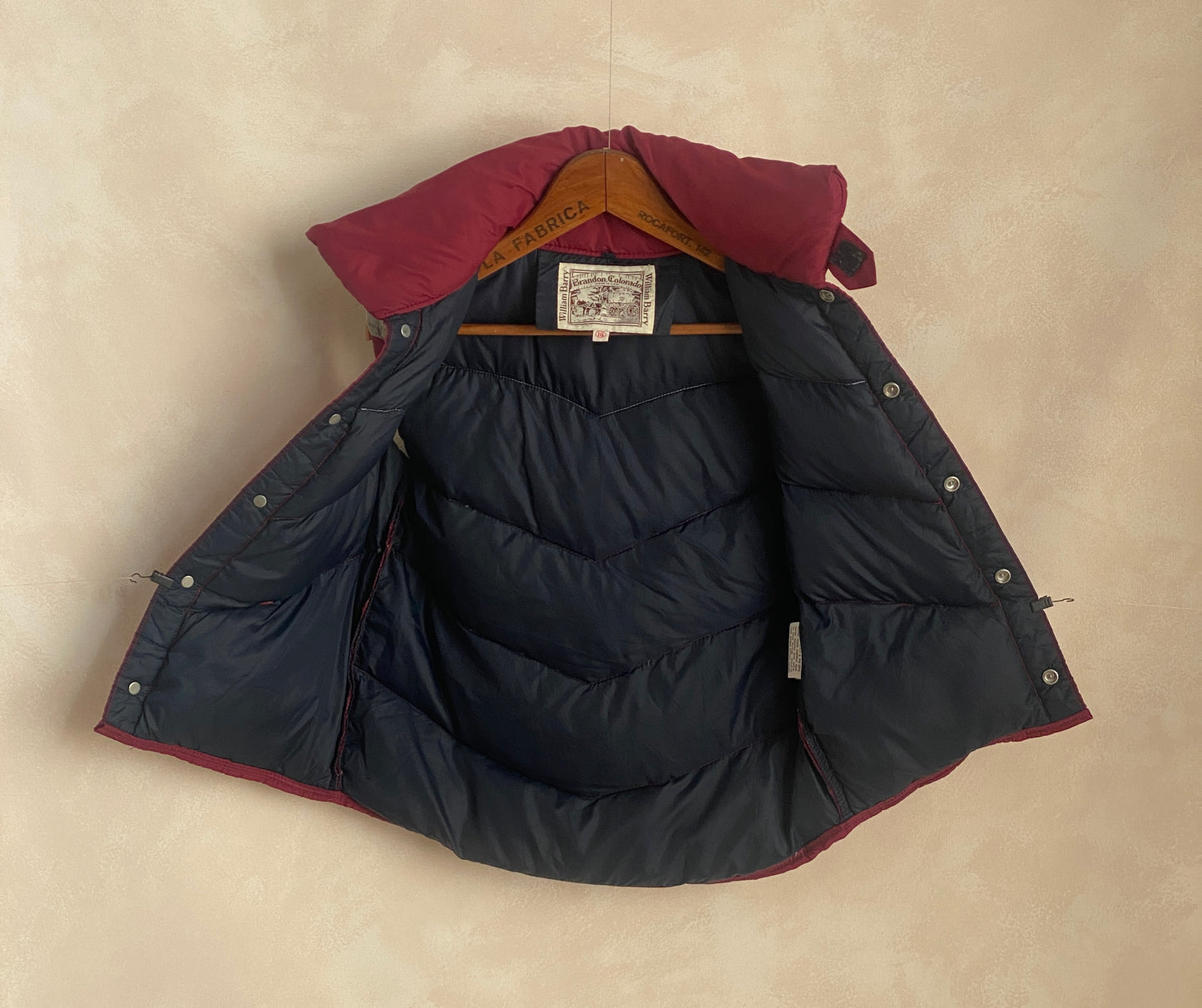 Size Small. Vintage Goose down vest Made In USA