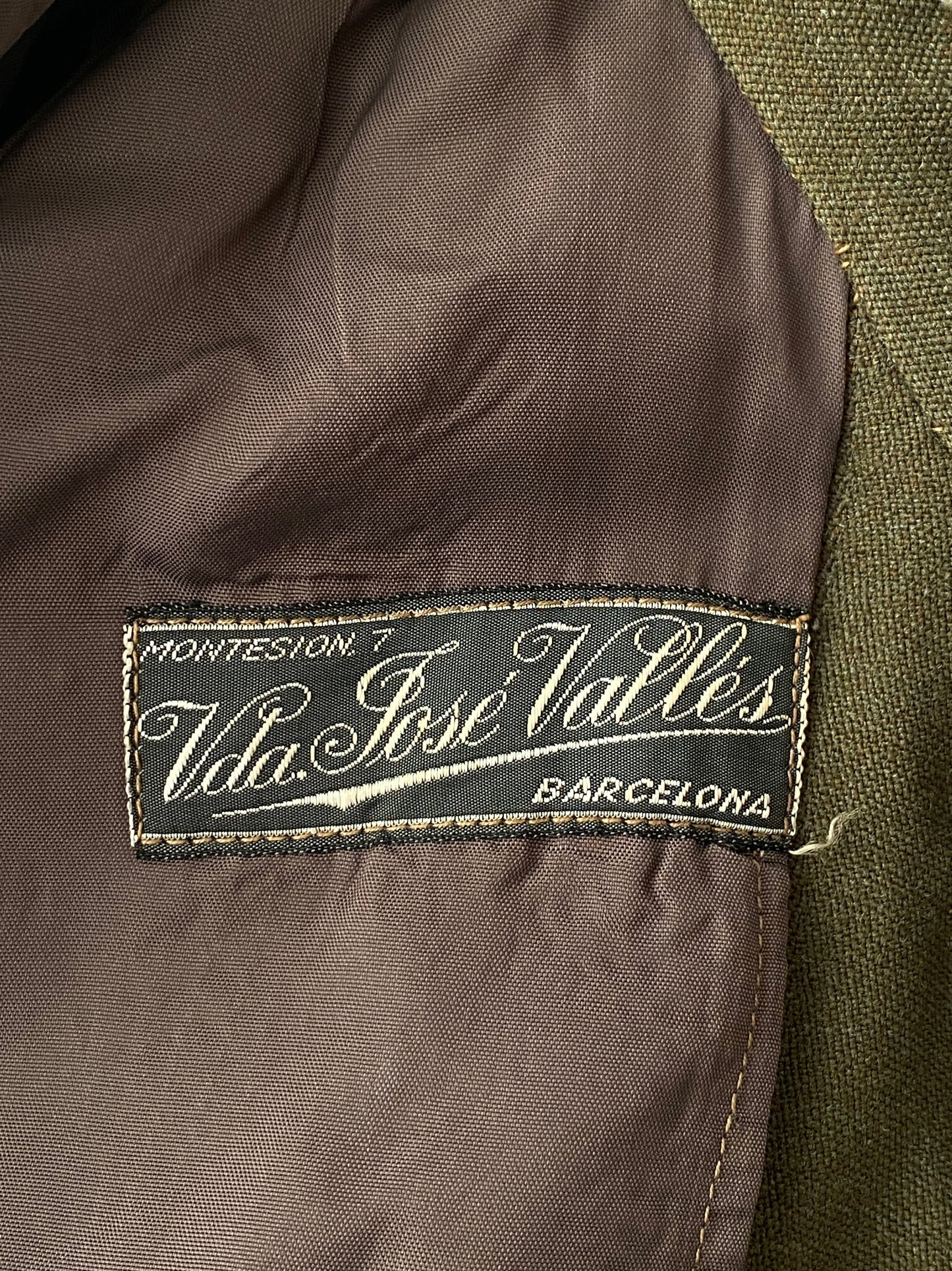 Small. Authentic 50s Vintage Spanish military uniform jacket - USA Vintage Bcn