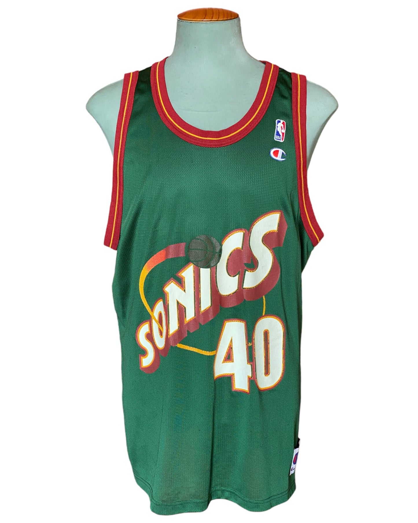Vintage 90s NBA Champion Sonics Kemp #40 Jersey - Size 48 | Made in USA
