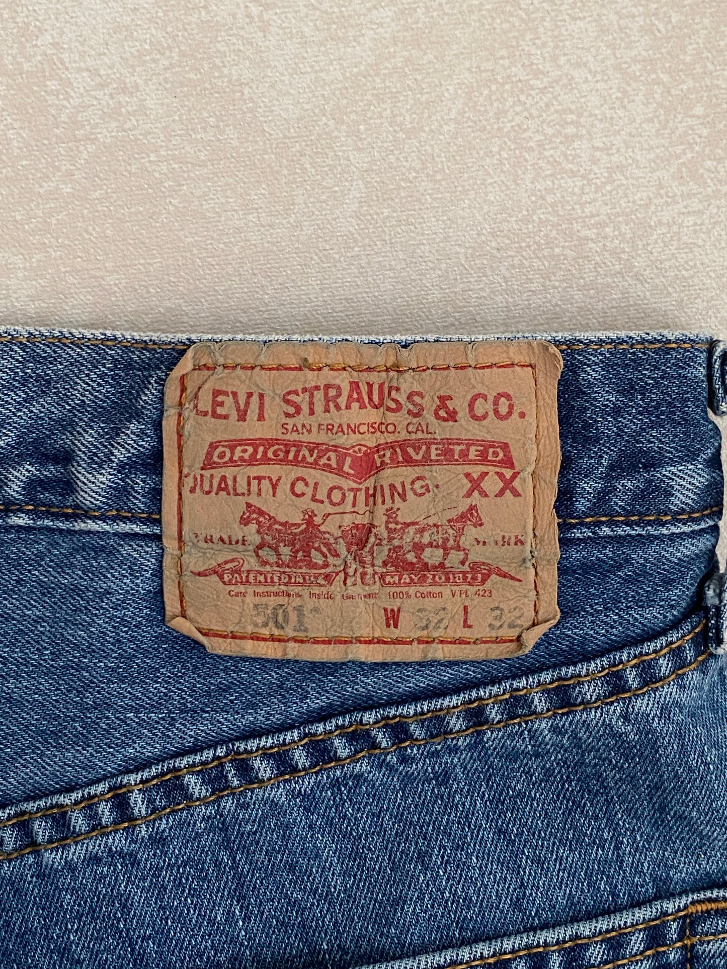 32X34 Vintage denim Levi’s 501 vintage Made in Mexico