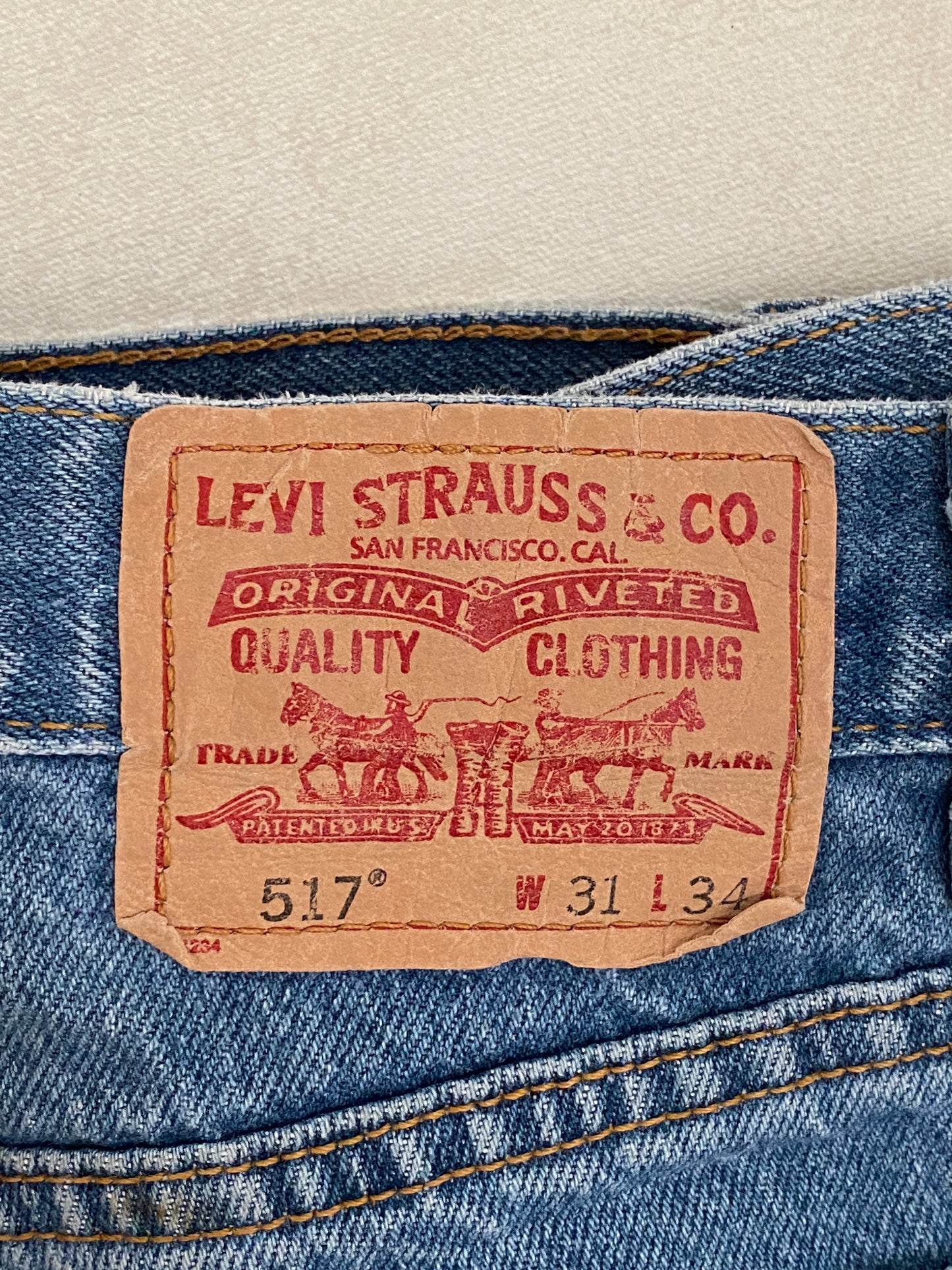 31X34 Vintage denim 517 Levi’s Boot cut Made in Mexico
