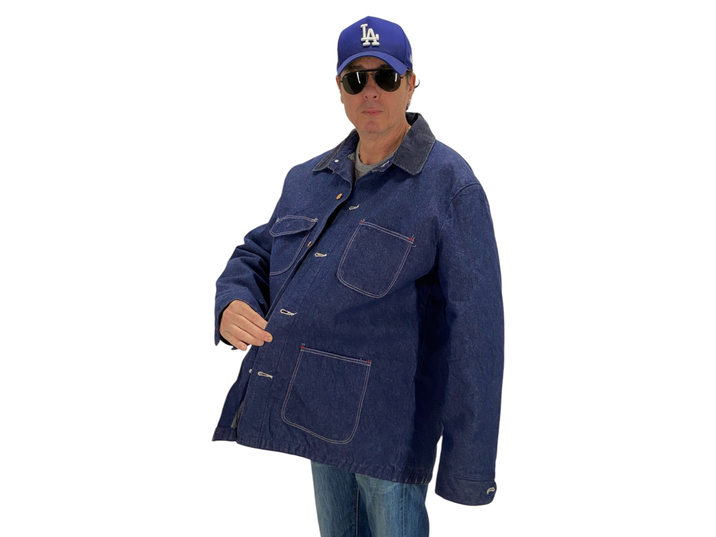 Size Large. Vintage blanket lined Chore coat work jacket