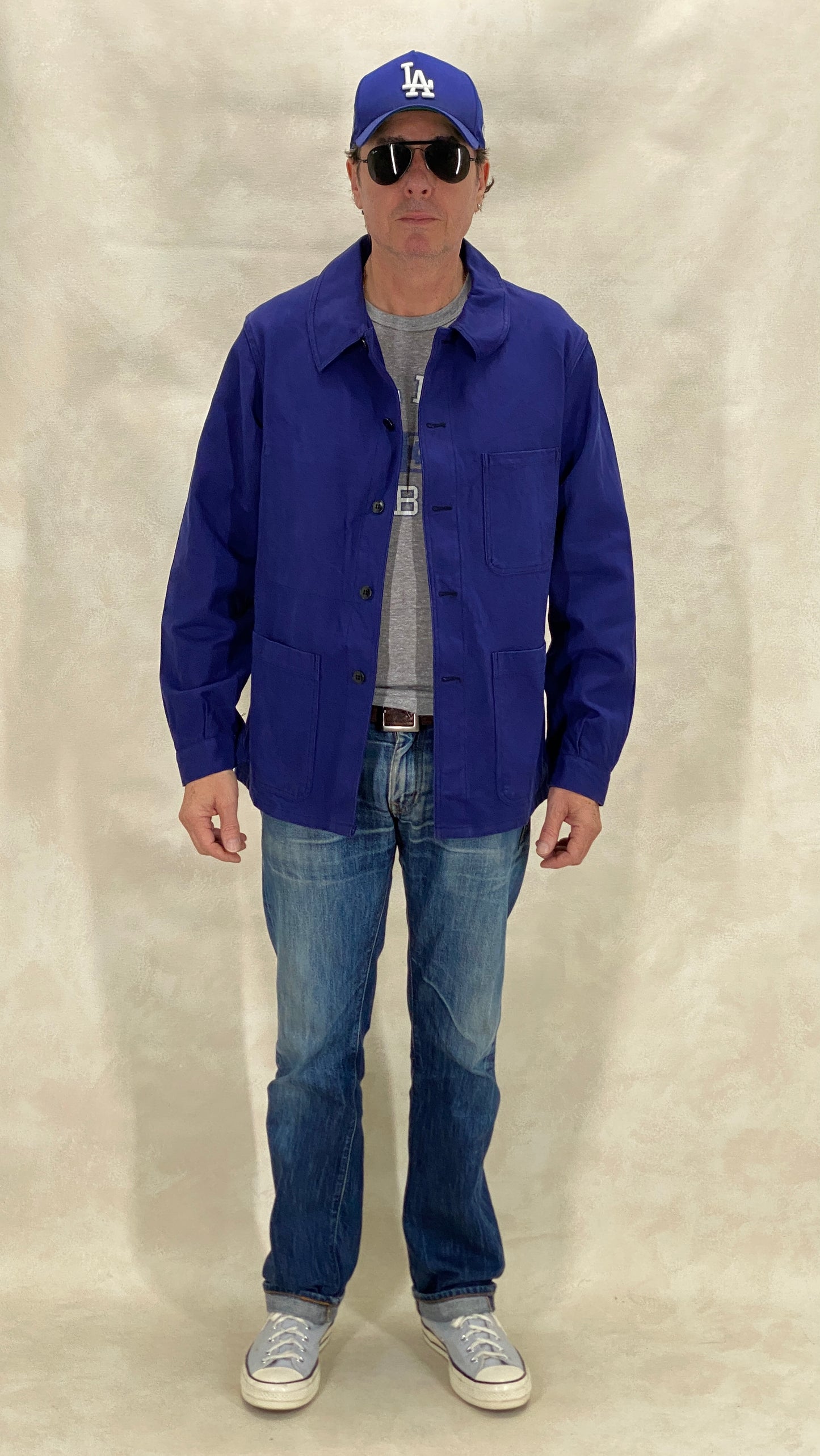 Size 48EU / 38US . Vintage French cotton jacket. Made In France by Usifor