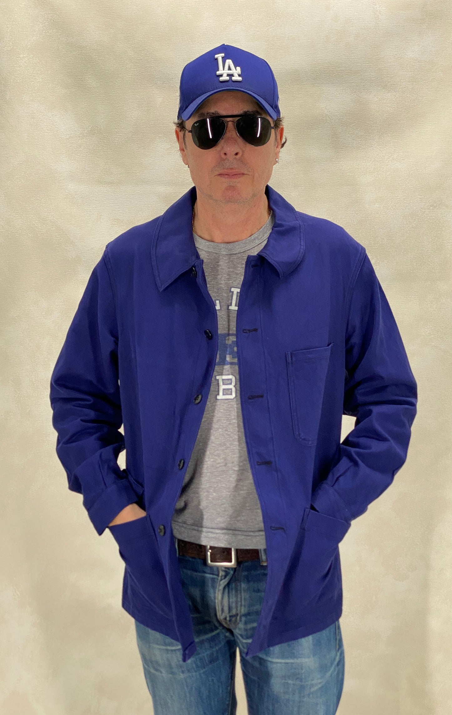 Size 48EU / 38US . Vintage French cotton jacket. Made In France by Usifor