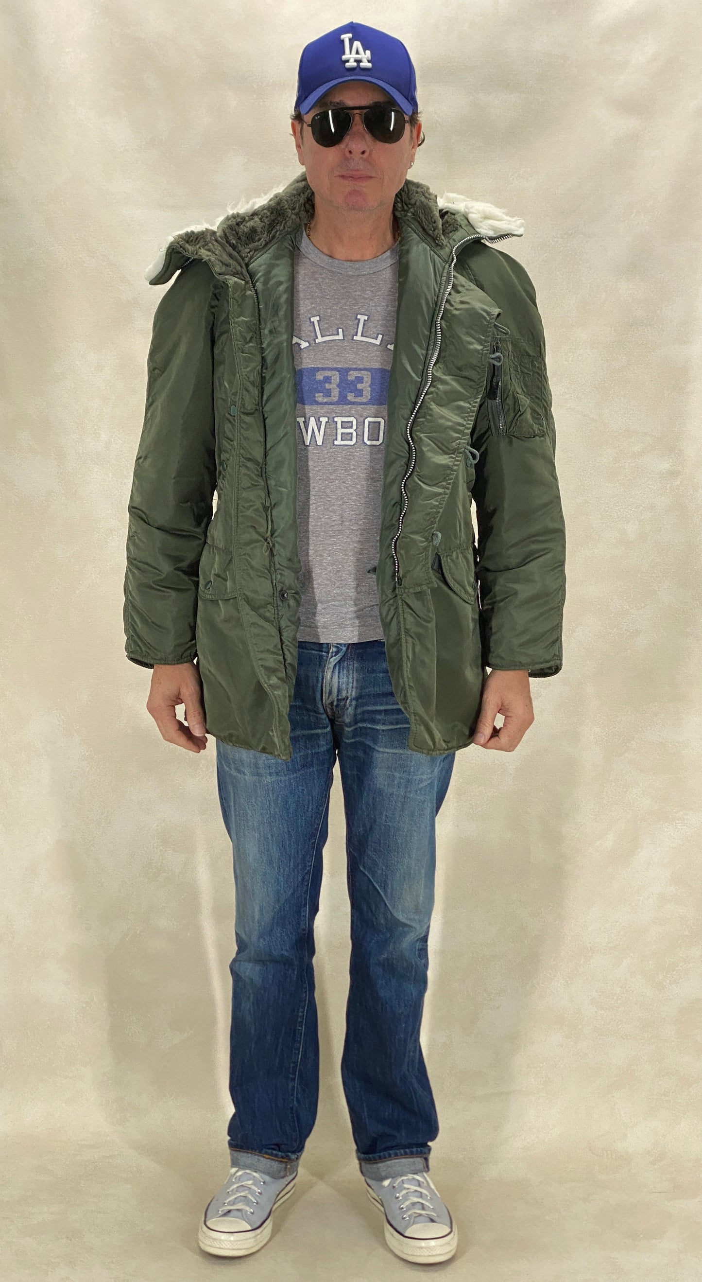Med .Alpha Industries N2B flyer jacket Made in USA