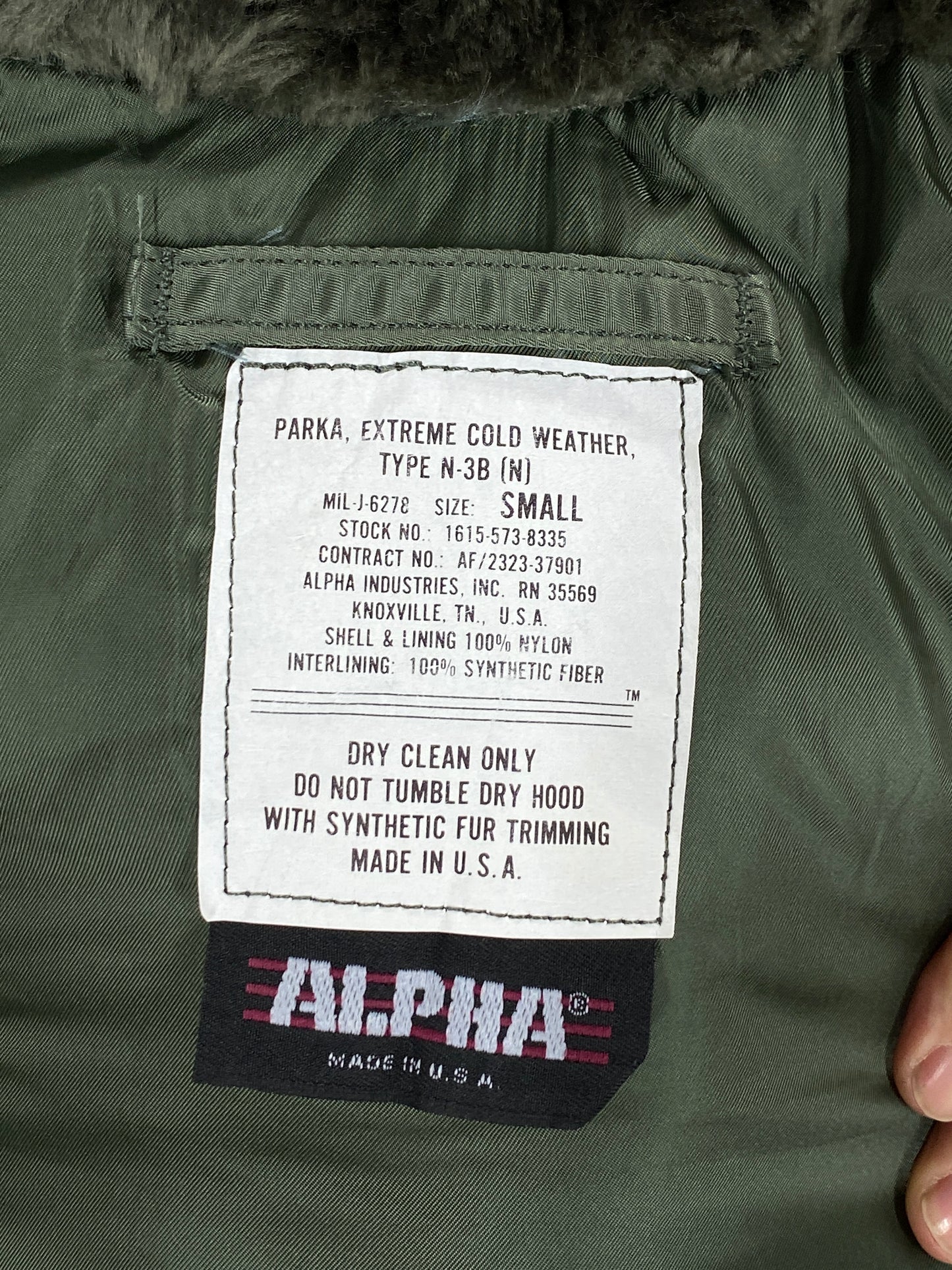 Med .Alpha Industries N2B flyer jacket Made in USA