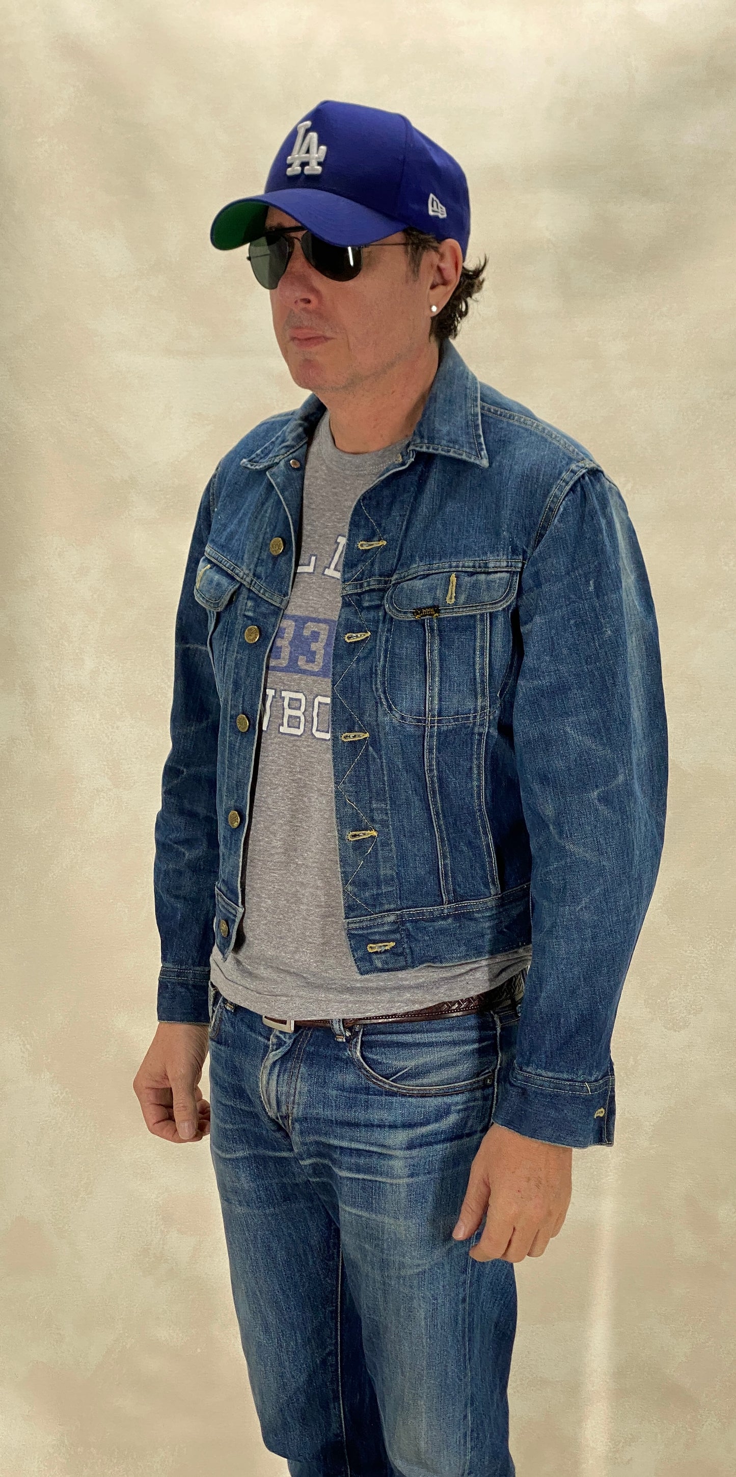Size 38US / 48EU. Vintage 70s Lee Union Made Denim Shirt – 2 Pockets – Made in USA