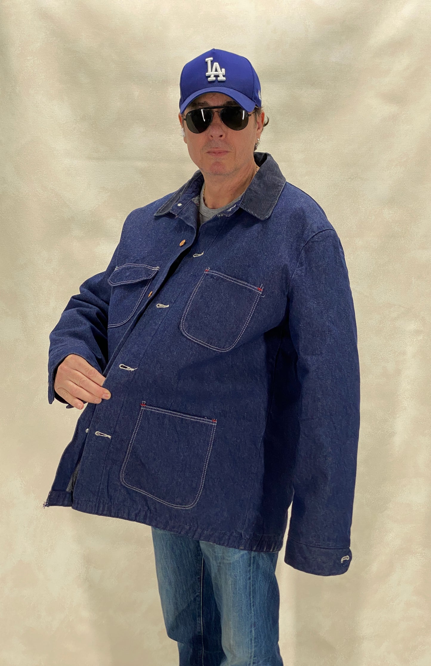 Size Large. Vintage blanket lined Chore coat work jacket
