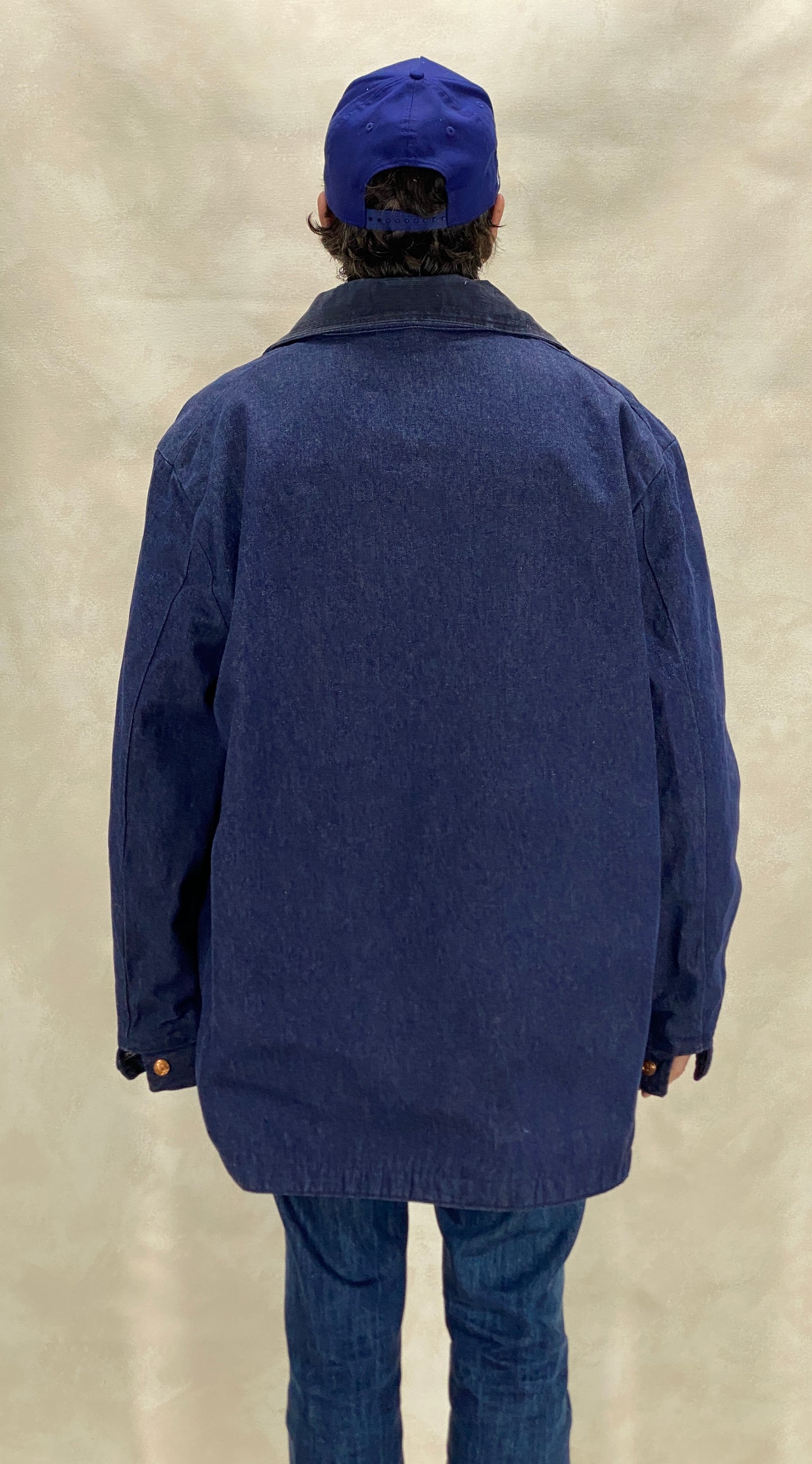 Size Large. Vintage blanket lined Chore coat work jacket