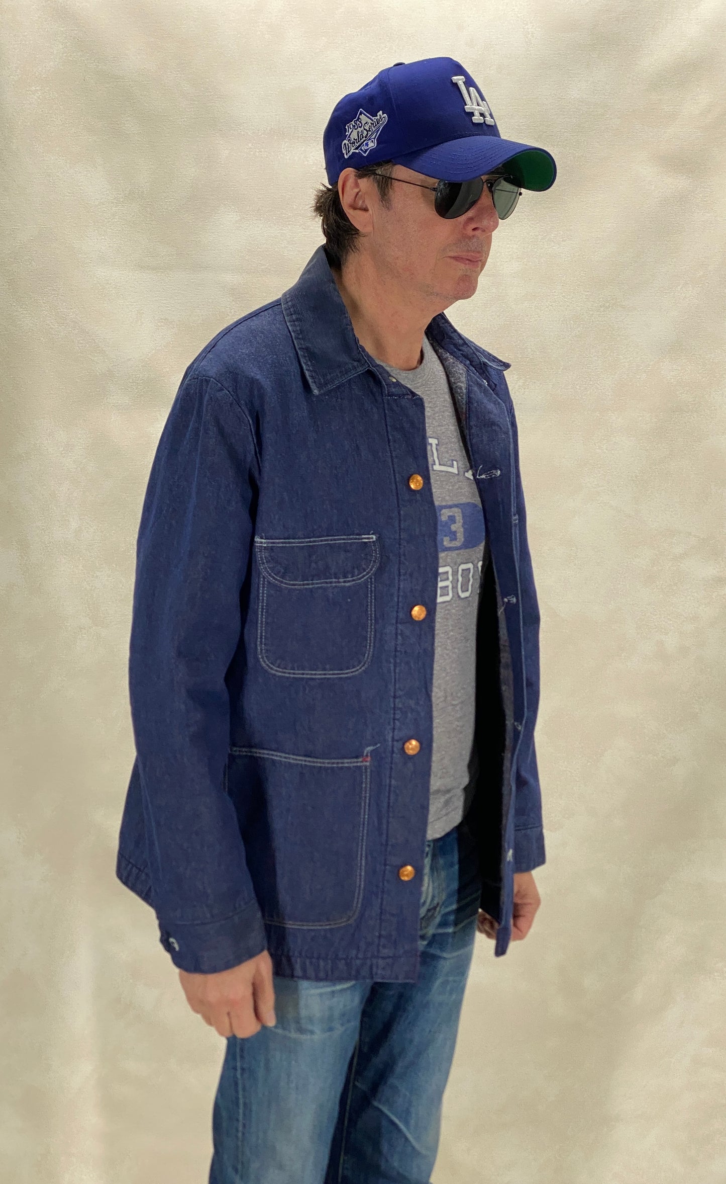 Size Large. Vintage blanket lined Chore coat work jacket