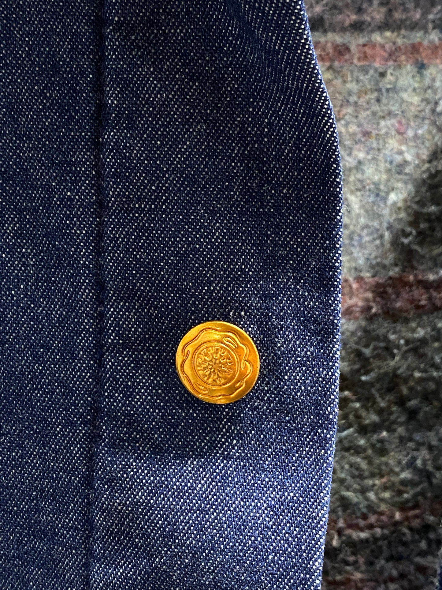 Size Large. Vintage blanket lined Chore coat work jacket