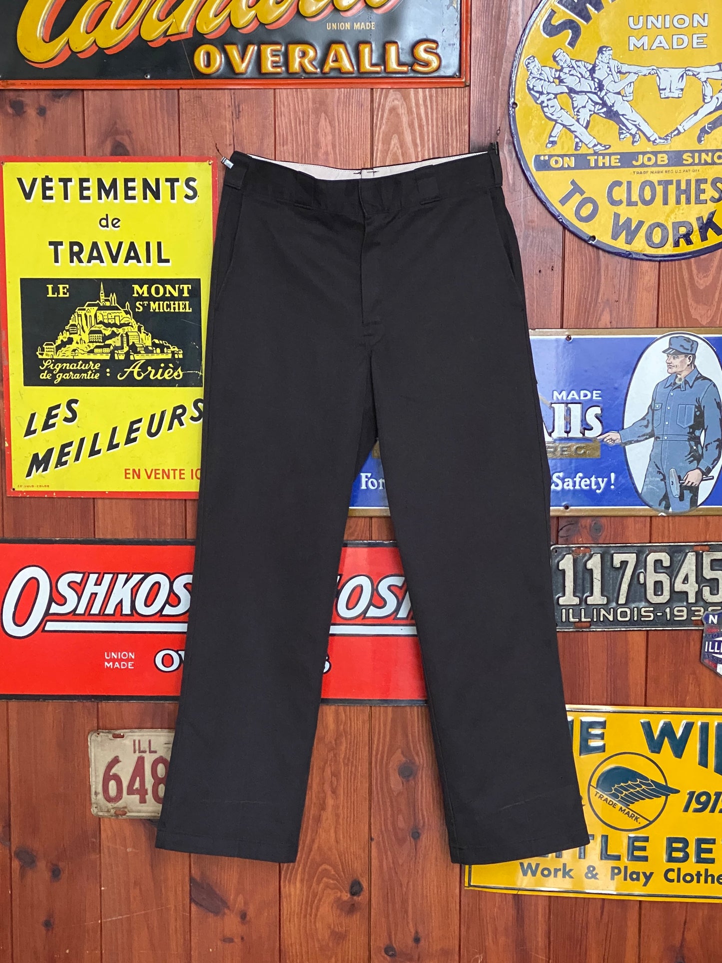 Black Vintage Dickies pants model 874 size 31X30