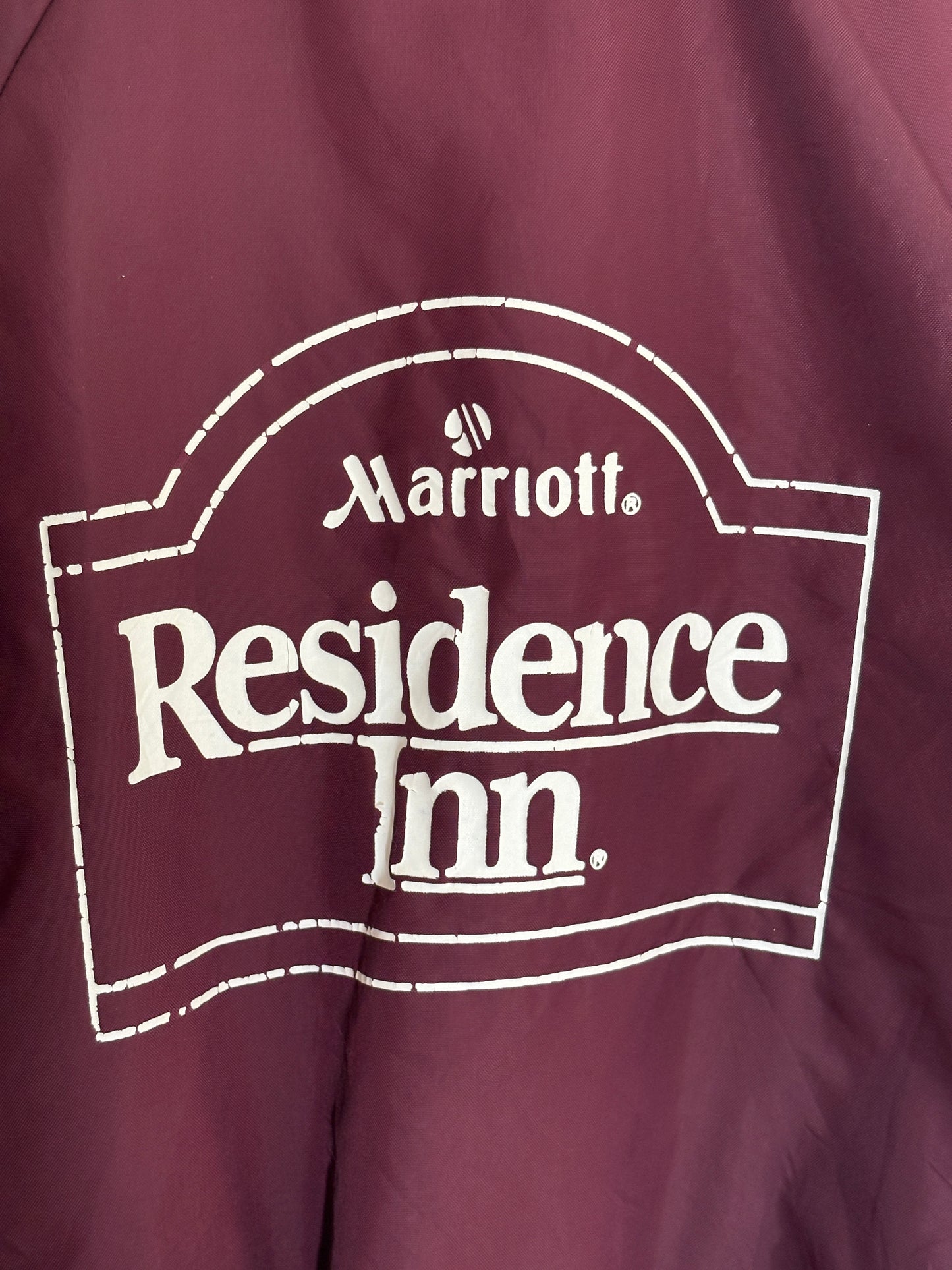 Size Small. Vintage 80s Marriott Nylon Jacket Made In USA