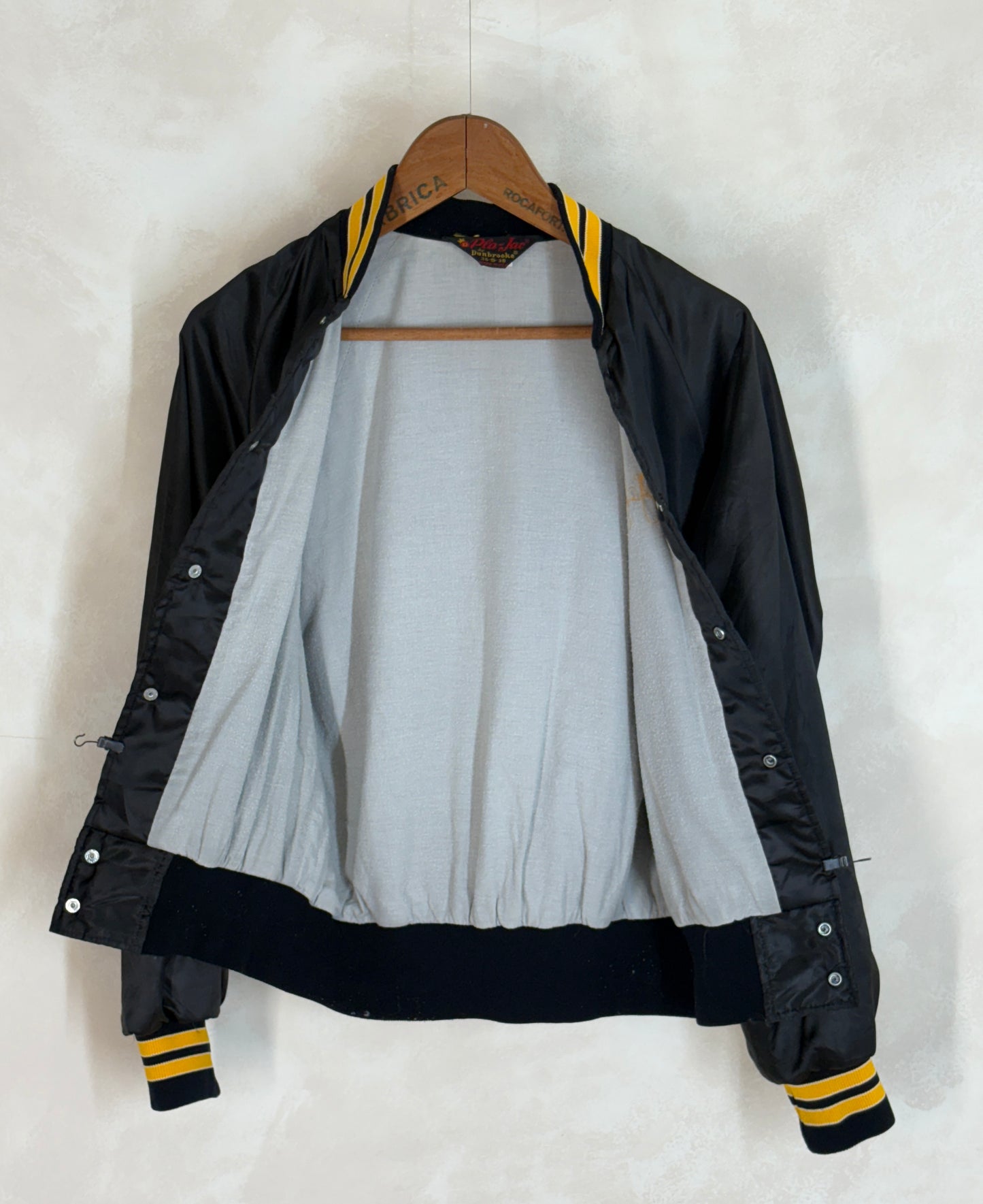 Size Small. Vintage 70s Satin Jacket Made In USA