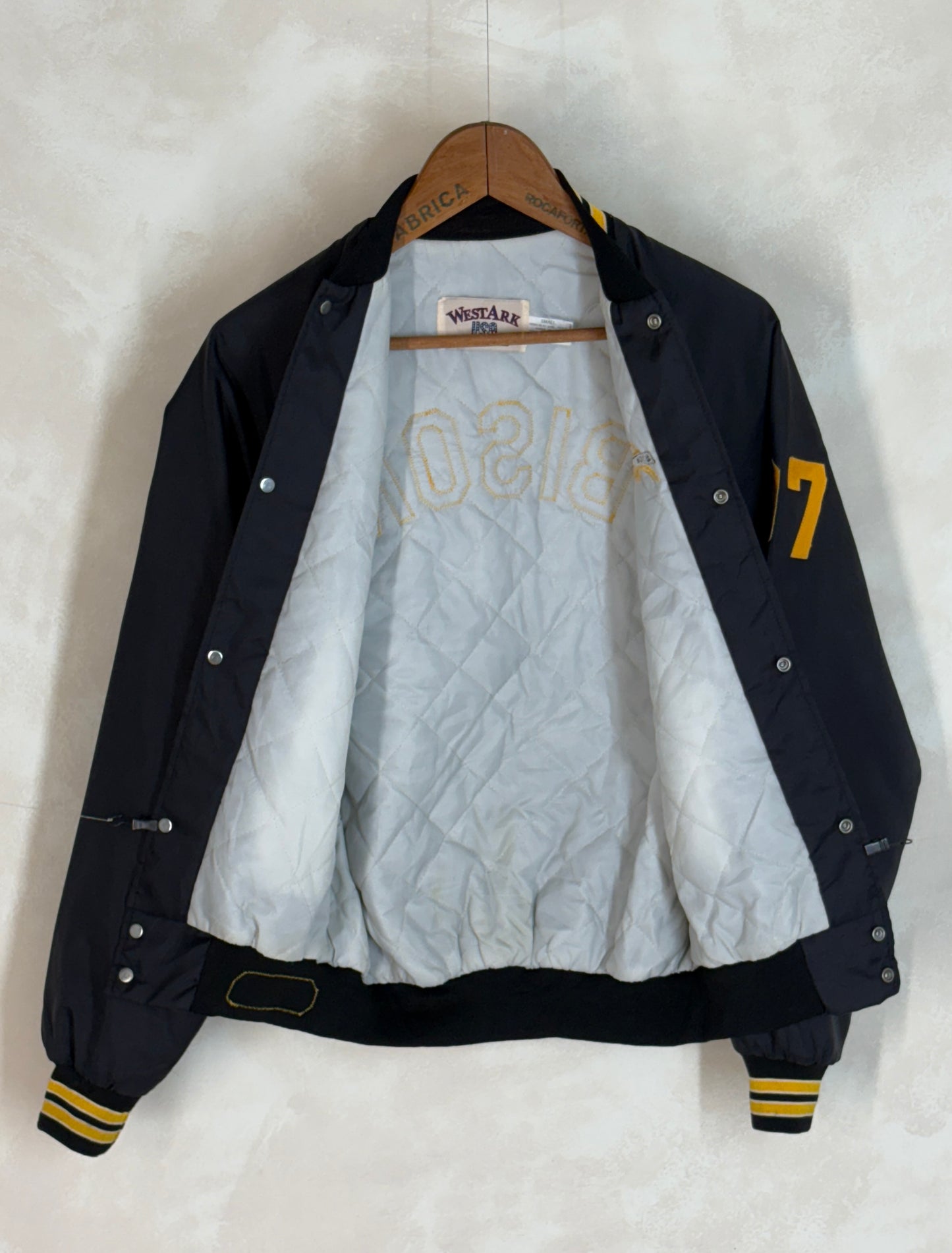 Size Small. Vintage Bison Nylon Jacket Made in USA
