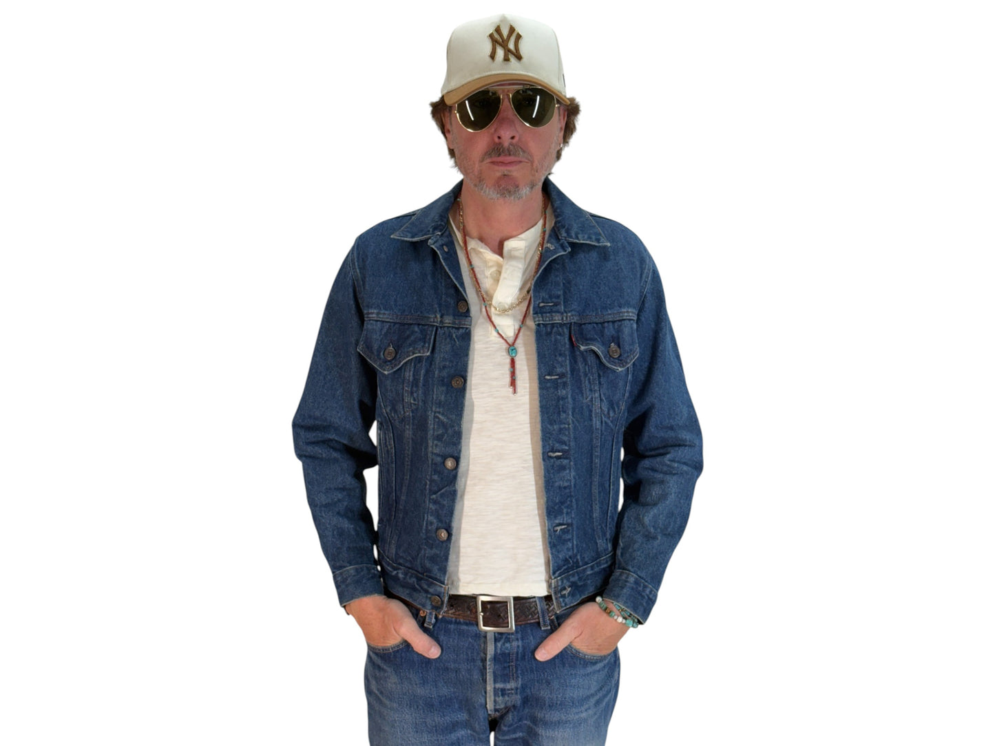Size 38US / 48EU. Vintage 1980s Levi’s 70506 Trucker Jacket – 4 Pockets – Made in USA