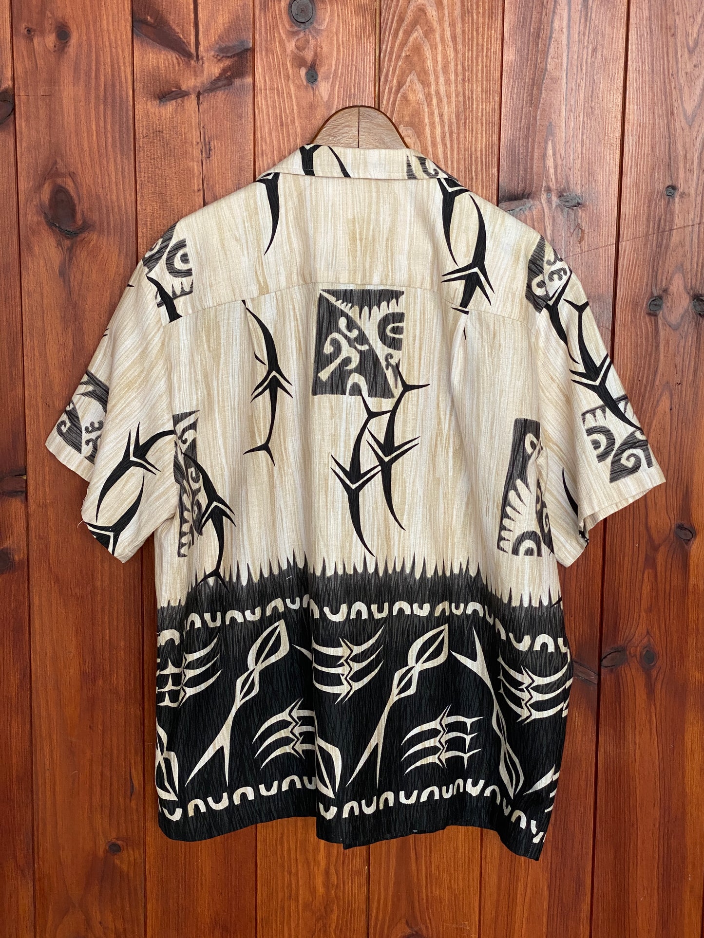 XL. Vintage 80s Hawaiian cotton shirt