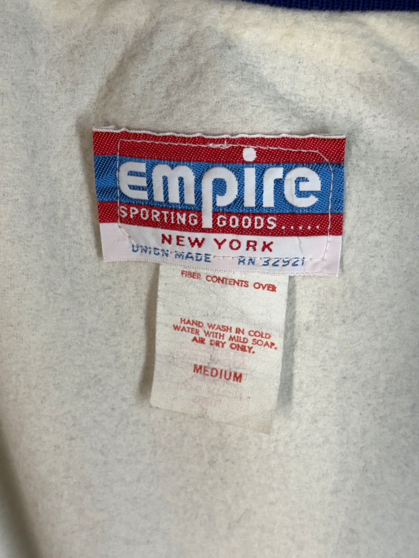 Size Med. Vintage 80s Satin Jacket Made In USA