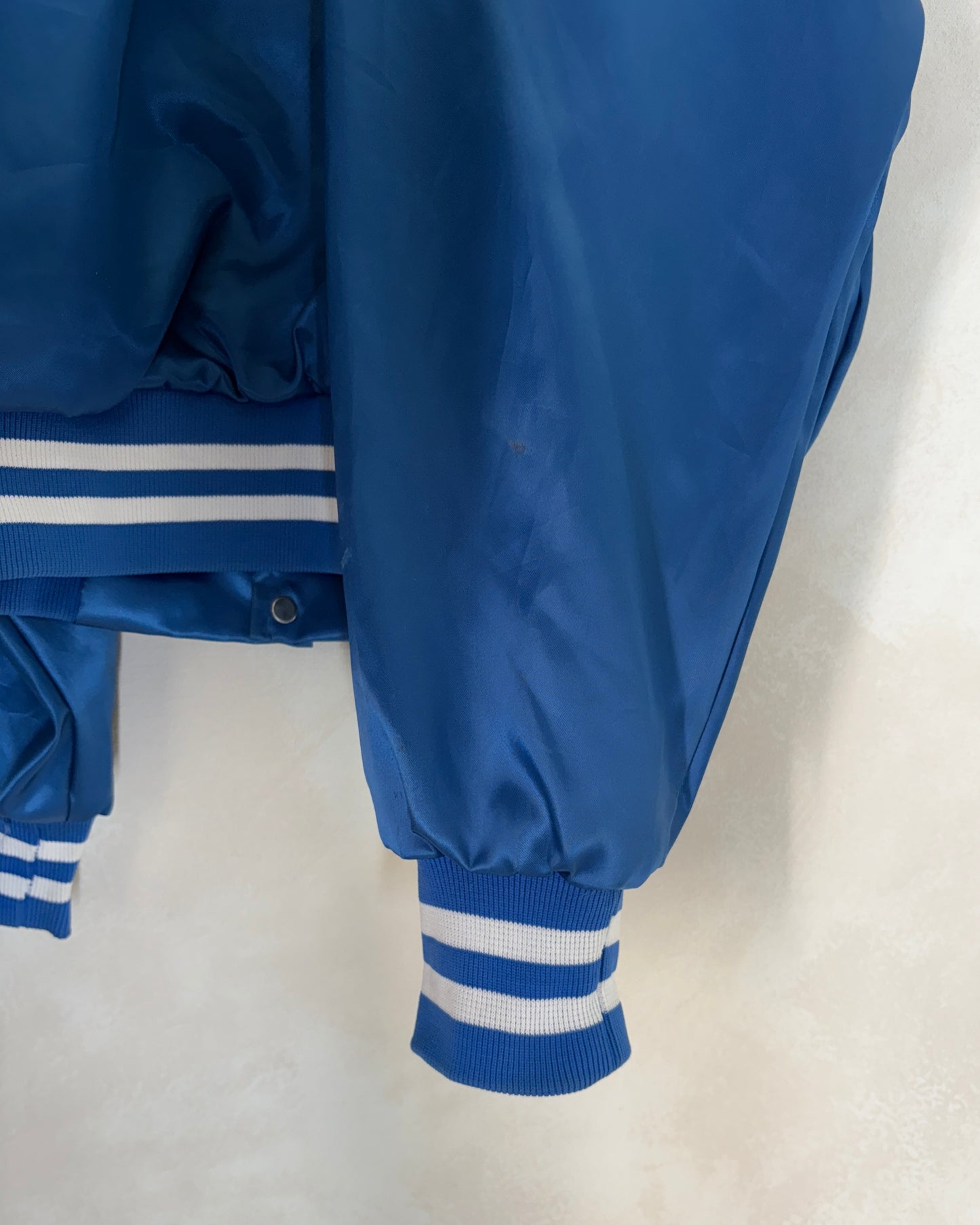 Size Small. Vintage 80s Satin Jacket Made In USA