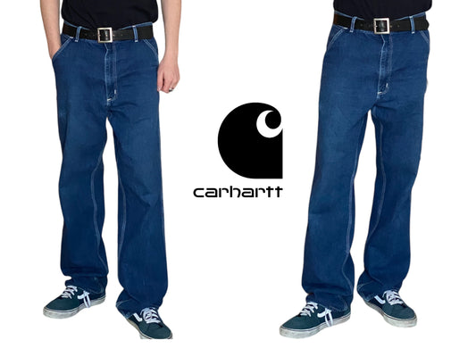 Vintage Carhartt denim carpenter pants 36X36