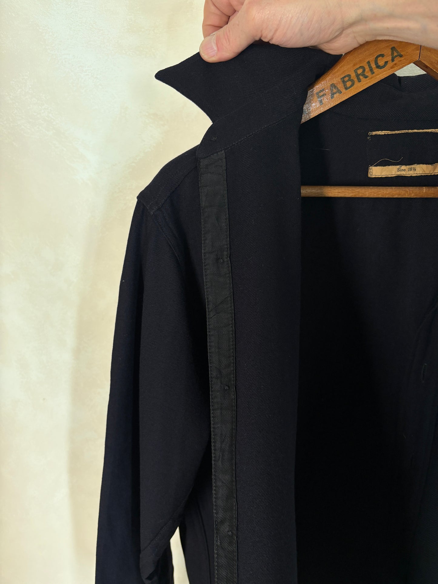 Size Large. Vintage 1940s US navy CPO (Chief Petty Officer) wool shirt – 1 Pocket – USN Military Issue