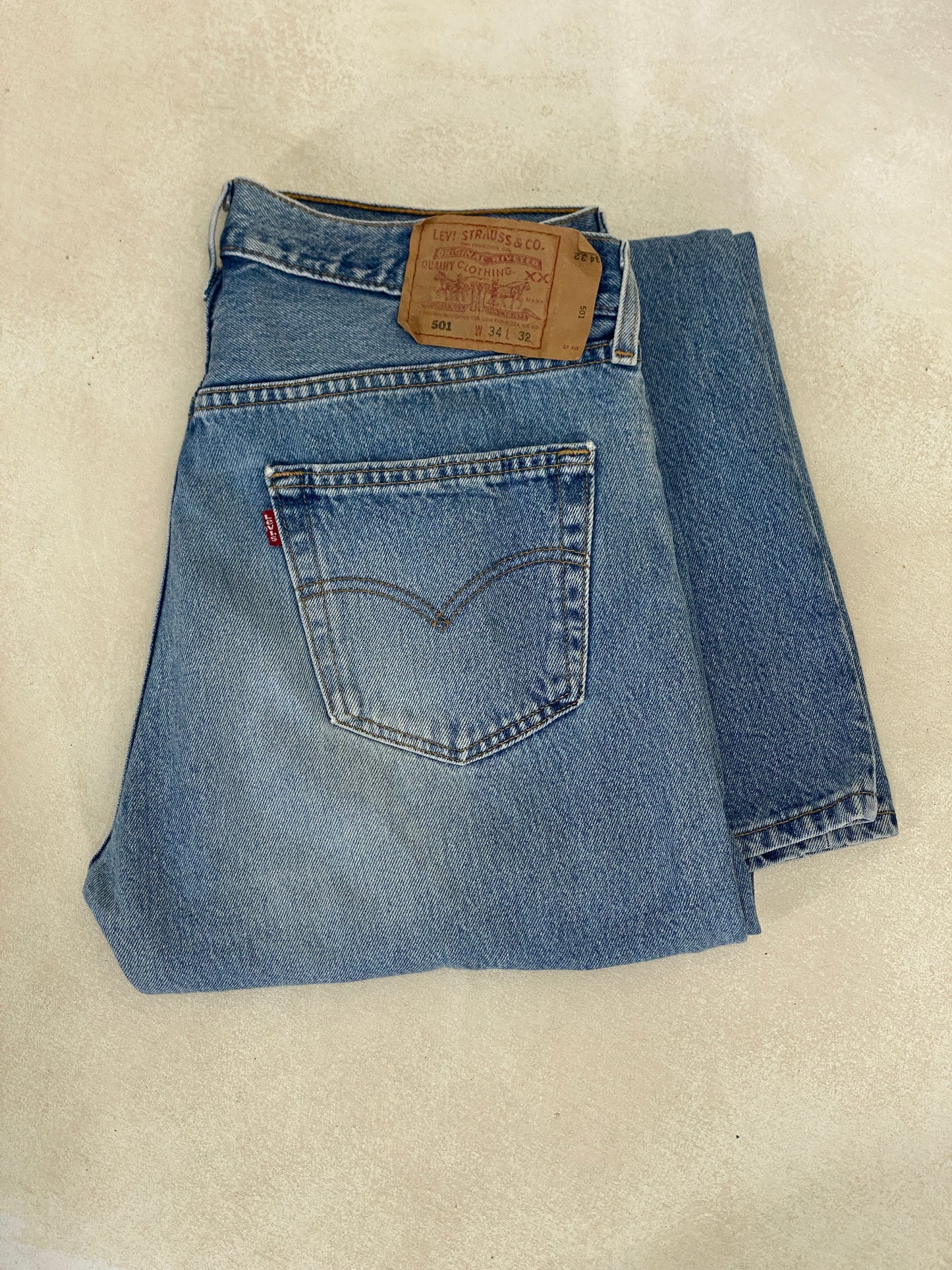 34X33 Levi's 501 Vintage Denim Jeans Made in USA