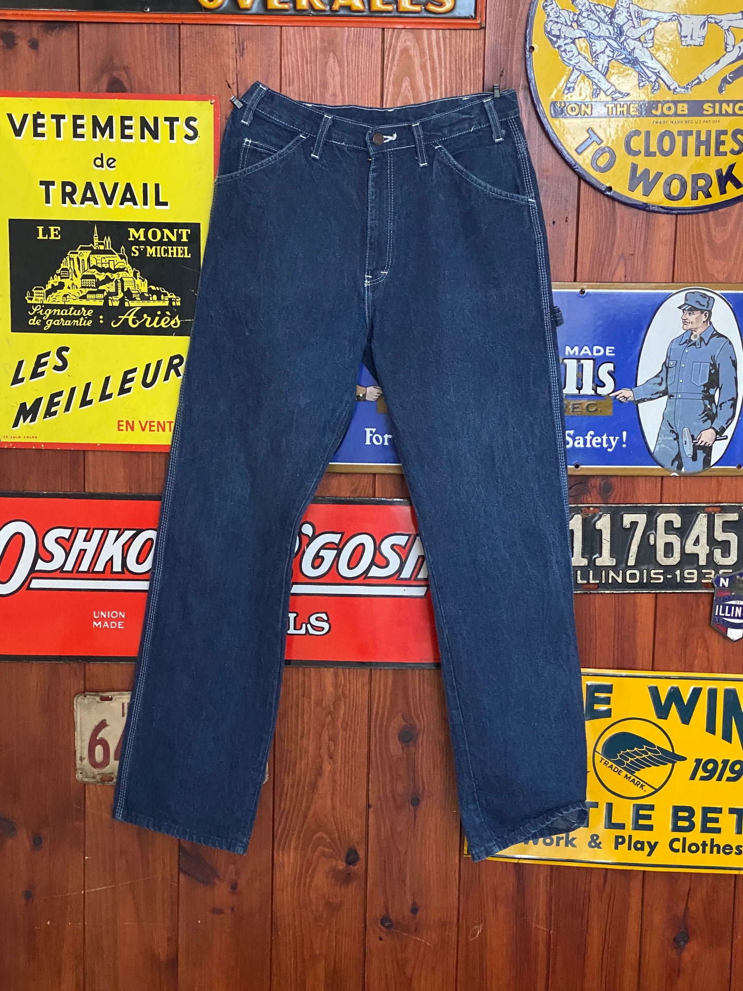Vintage Dickies denim carpenter pants 32X32