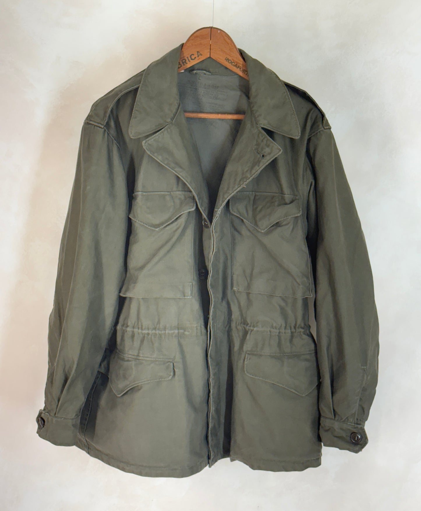 Size 40Reg US / 50EU . Authentic US Army M-43 1943 Jacket