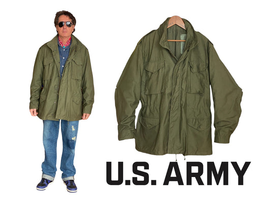 Authentic 1968 US Army Vintage M-65 Field Jacket | Classic Military Apparel with Timeless Style and Durability
