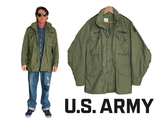 Authentic 1971 US Army Vintage M-65 Field Jacket | Classic Military Apparel with Timeless Design | Iconic Style & Durability | Vintage Gear
