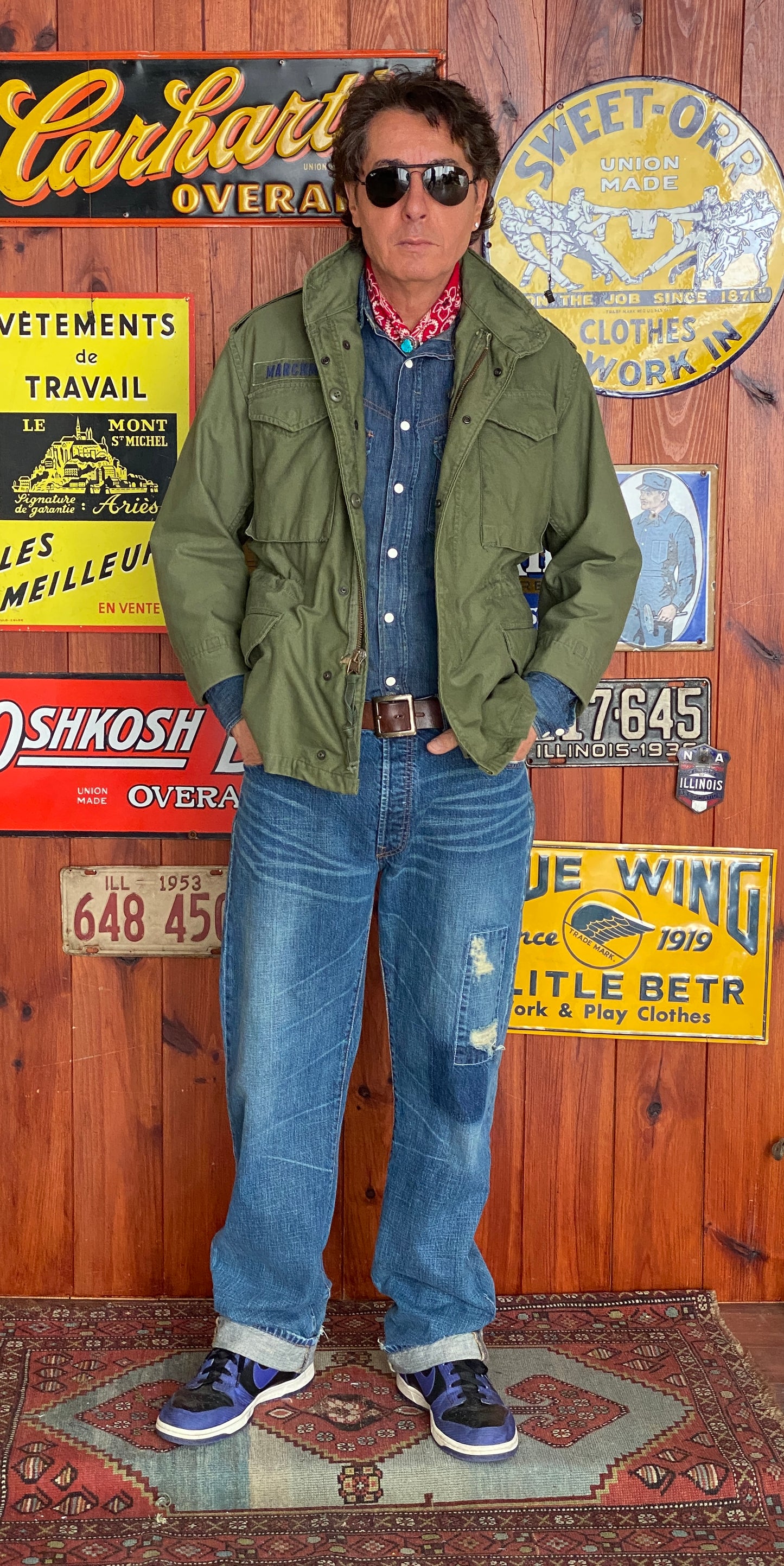 X Small Short. Authentic 70s US Army Vintage M-65 field jacket Military