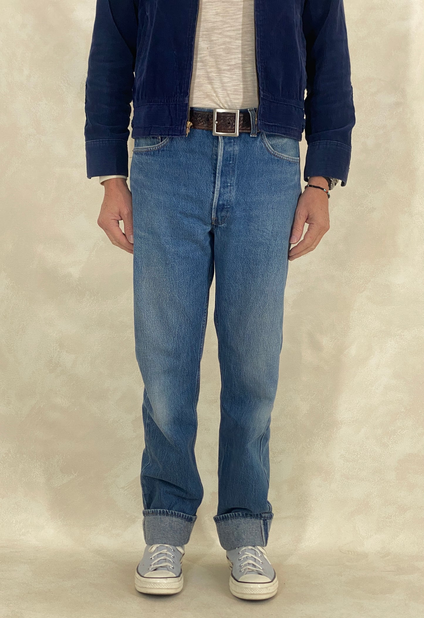 34X34 Levi's 501 Vintage Denim Jeans Made in USA in 1991