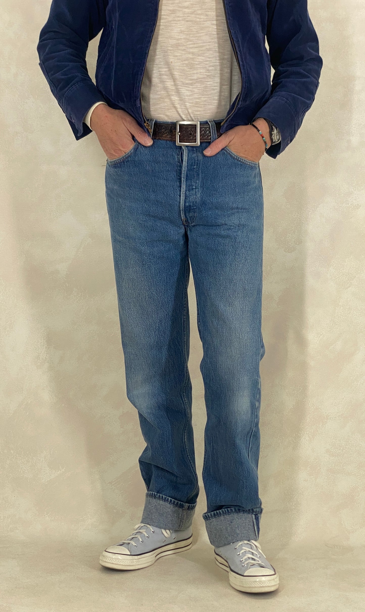 34X34 Levi's 501 Vintage Denim Jeans Made in USA in 1991