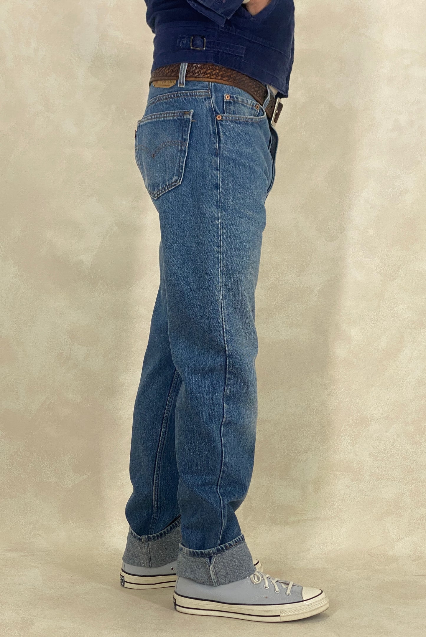 34X34 Levi's 501 Vintage Denim Jeans Made in USA in 1991