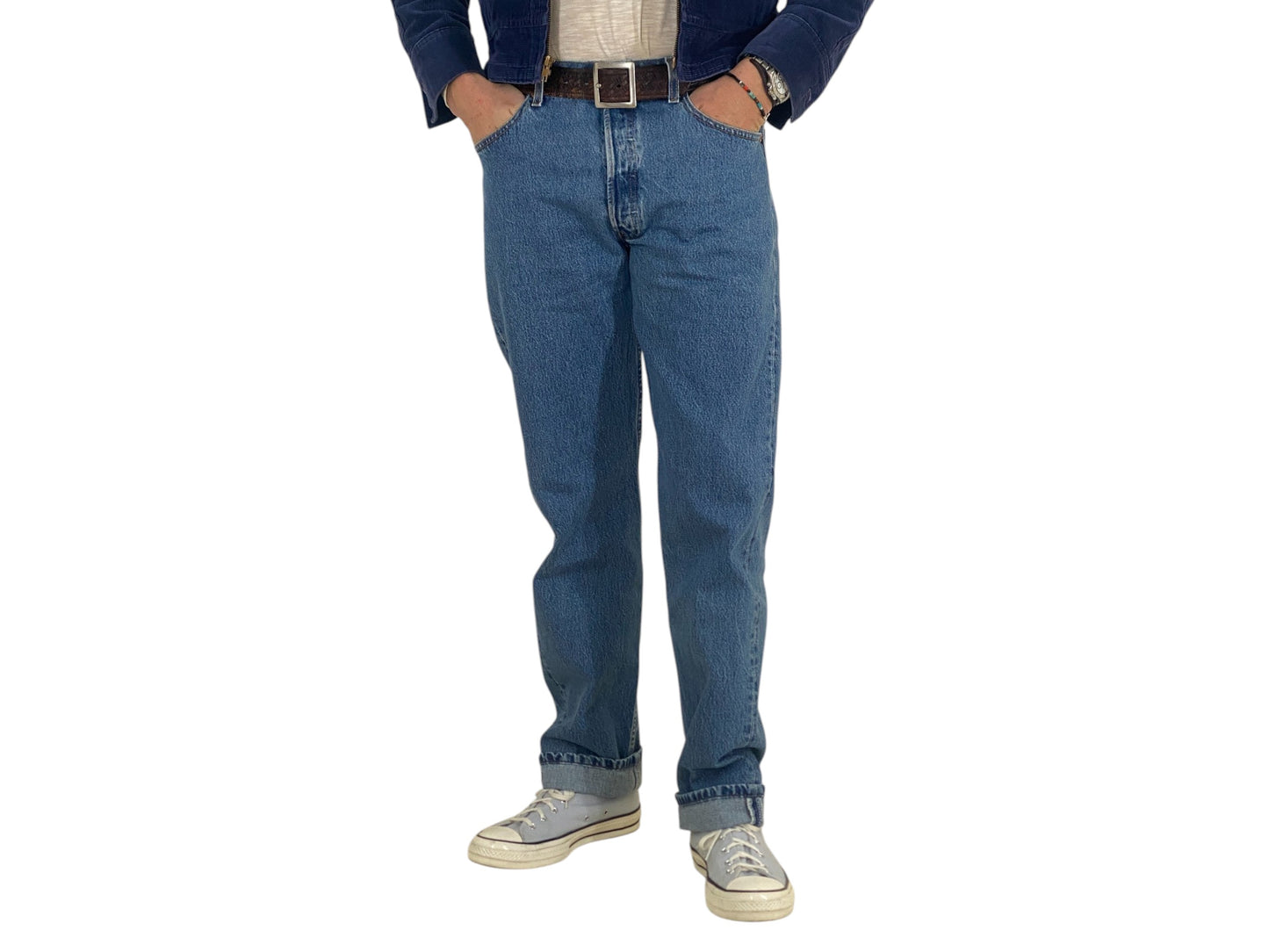 34X34 Levi's 501 Vintage Denim Jeans