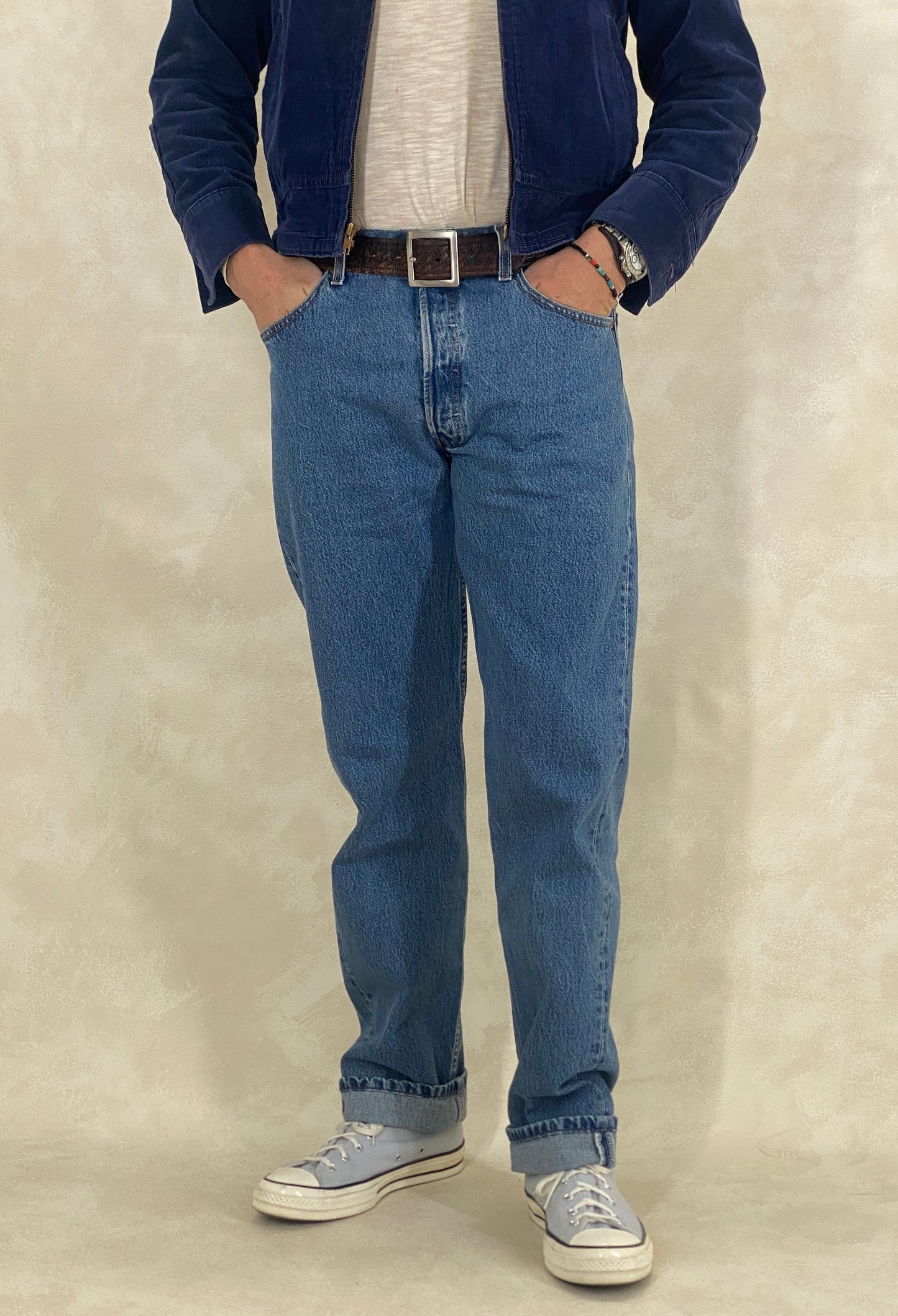 34X34 Levi's 501 Vintage Denim Jeans