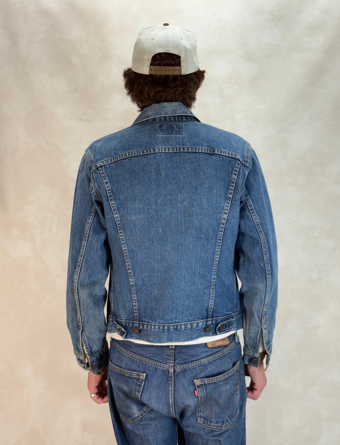Size 38US / 48EU. Vintage 70/80s 70506 Levis 2 pocket jacket Made in USA