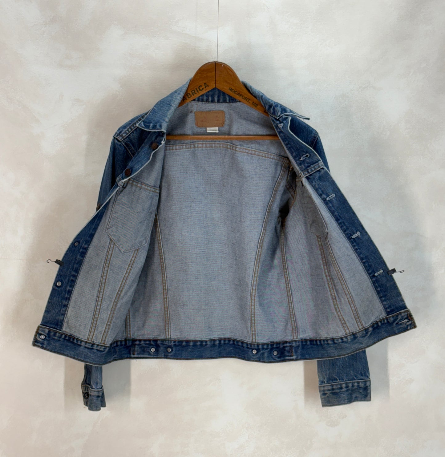 Size 38US / 48EU. Vintage 70/80s 70506 Levis 2 pocket jacket Made in USA