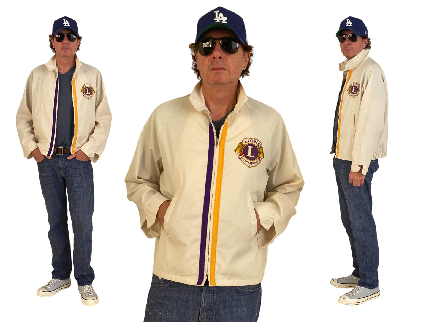 Vintage 60s Velva Sheen cotton jacket, size Large, made in the USA.