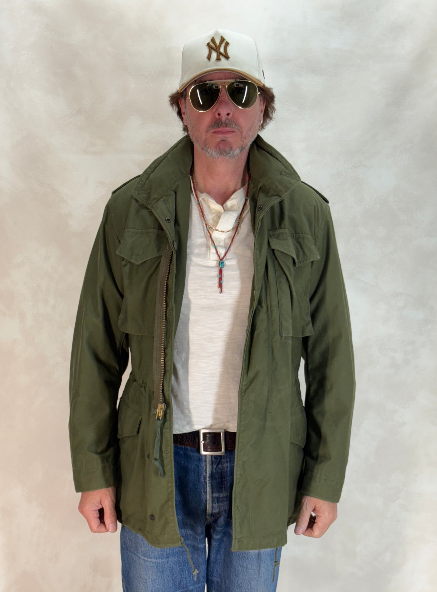 Small Long. Authentic 1972 US Army M-65 Field Jacket – Vintage Military Issue. Made by John Ownbey