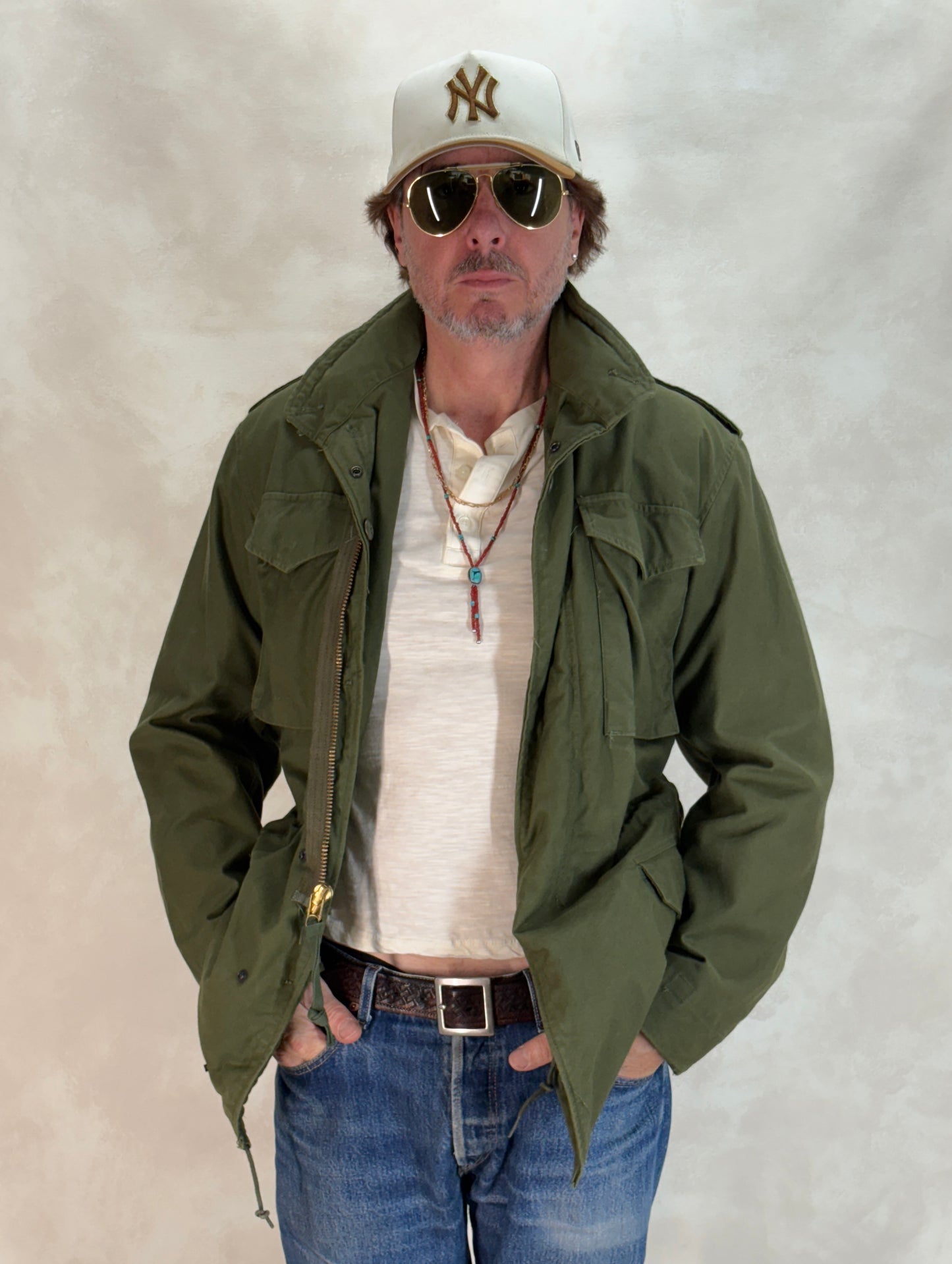 Small Long. Authentic 1972 US Army M-65 Field Jacket – Vintage Military Issue. Made by John Ownbey