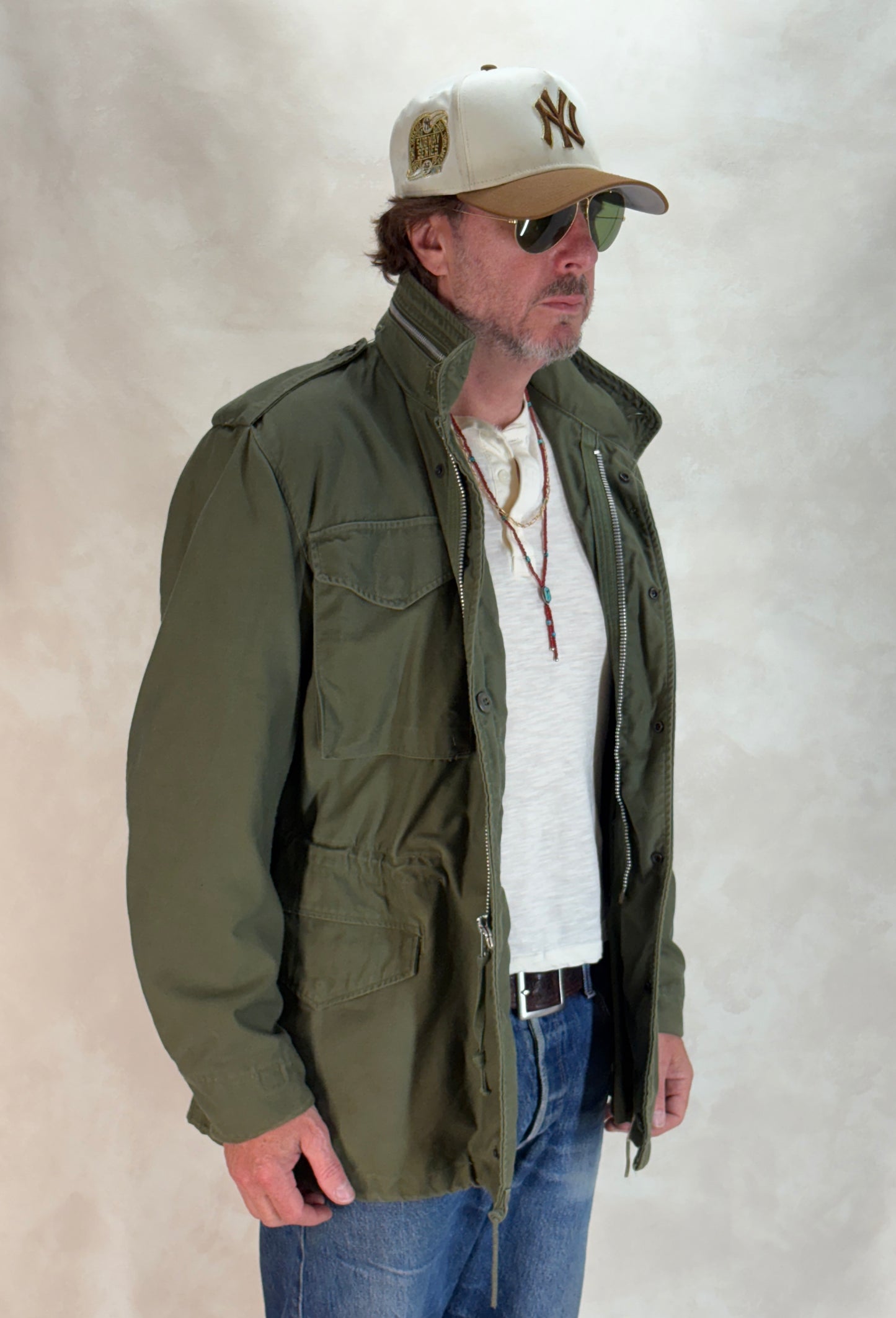 Small Long. Authentic 1967 US Army M-65 Field Jacket – OG-107 – Vintage Military Issue