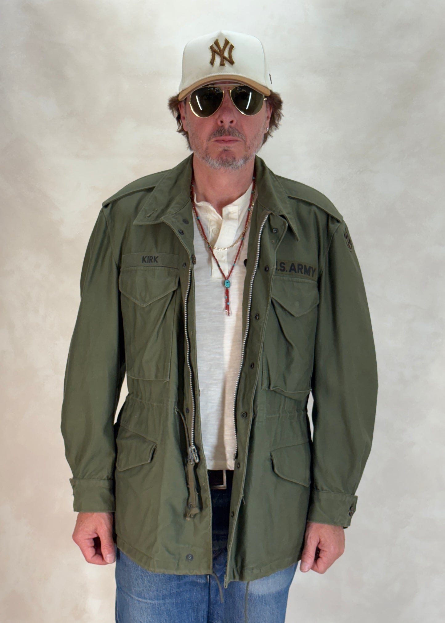 Med Short. Authentic 1950s US Army M-51 Field Jacket – OG-107 – Military Issue