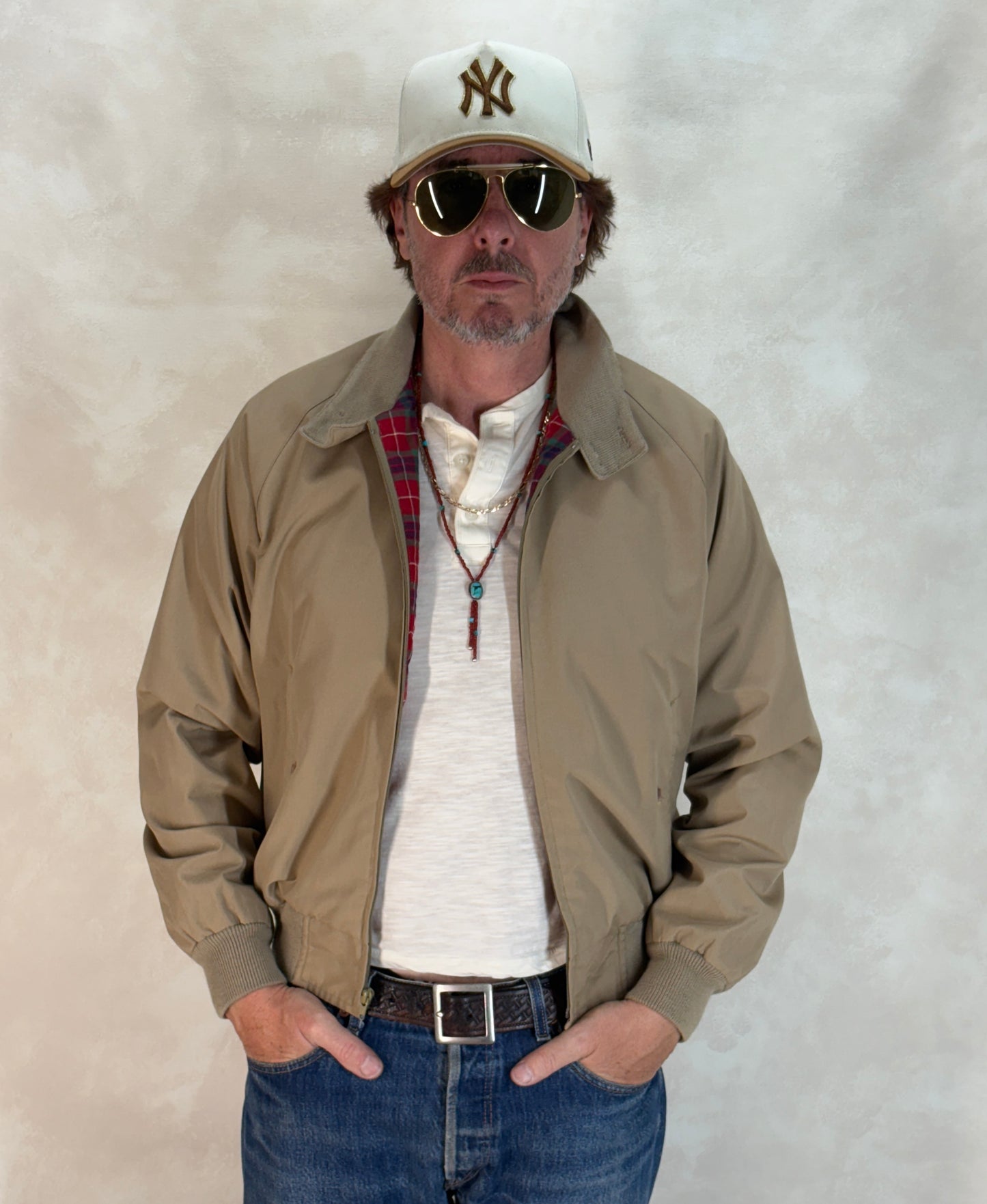 Size Med , 90s Light zipper jacket made by Lands end