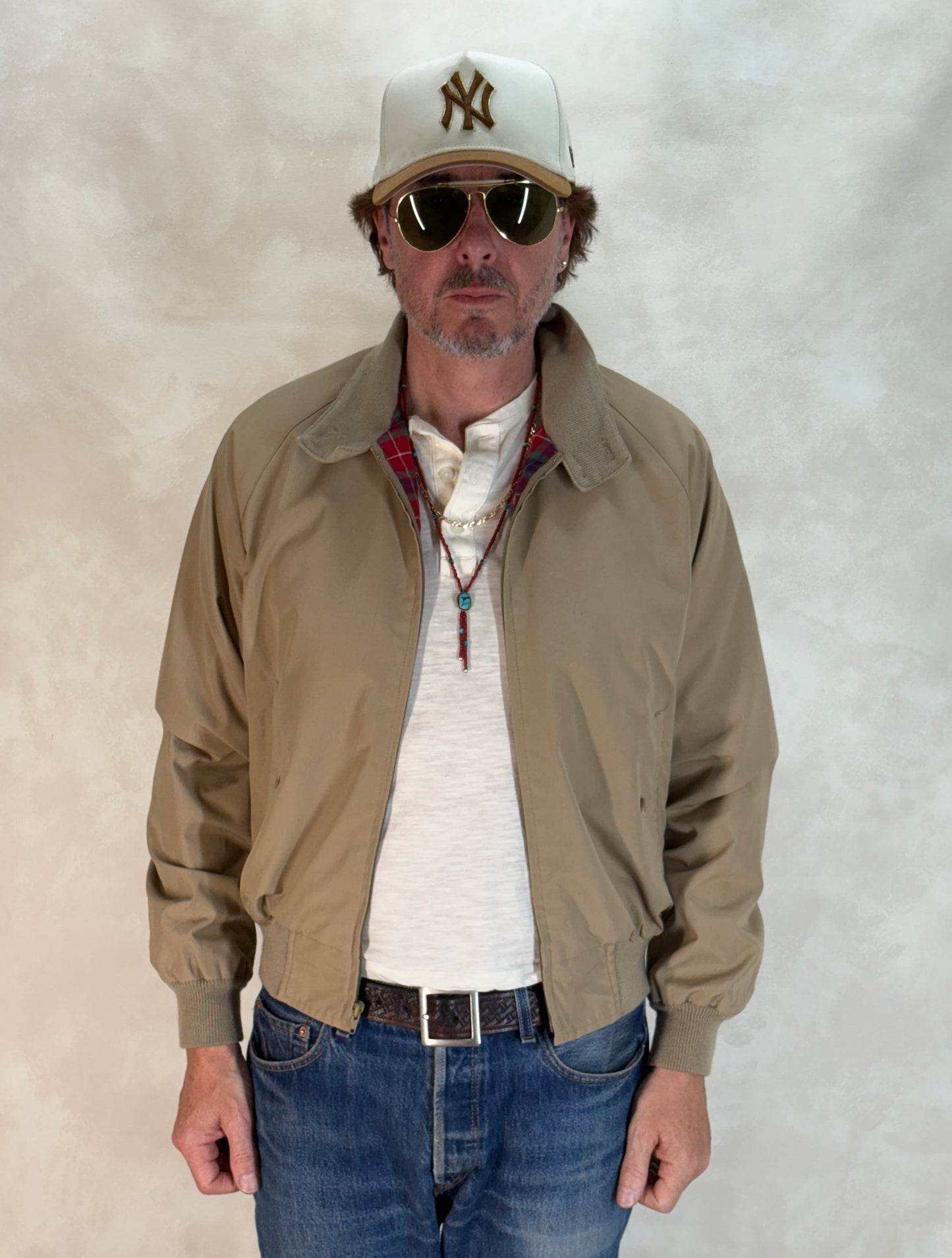 Size Med , 90s Light zipper jacket made by Lands end