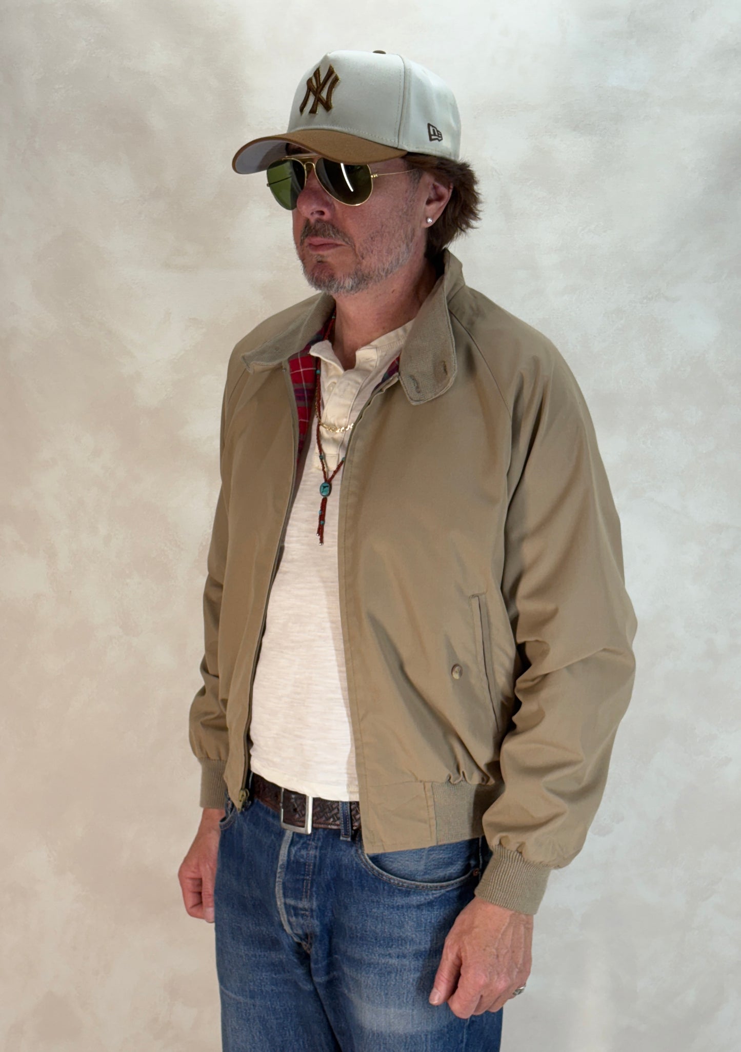 Size Med , 90s Light zipper jacket made by Lands end